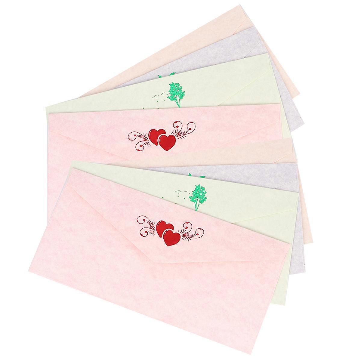 Postcard Envelopes Greeting Envelope Light Pink 21x11cm Storage 16Pack