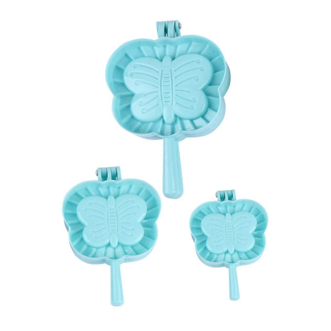 Plastic Dumpling Mould Dumpling Shaper Easy Clean Blue
