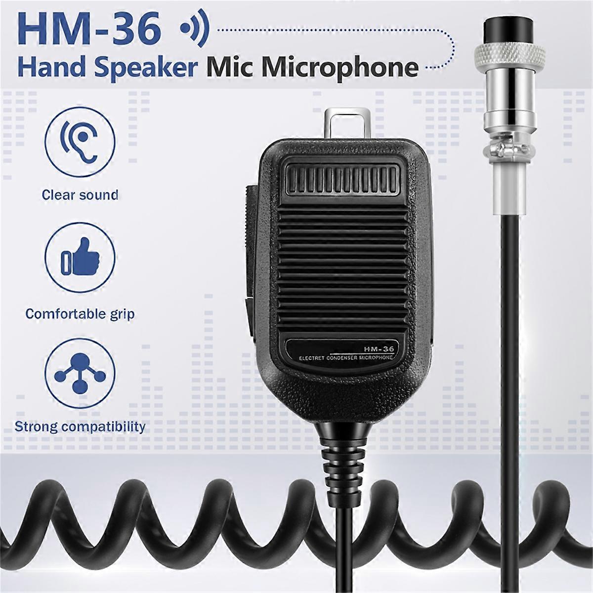 HM-36 Hand Speaker Mic Microphone for ICOM Radio IC-718 IC-78 IC-765