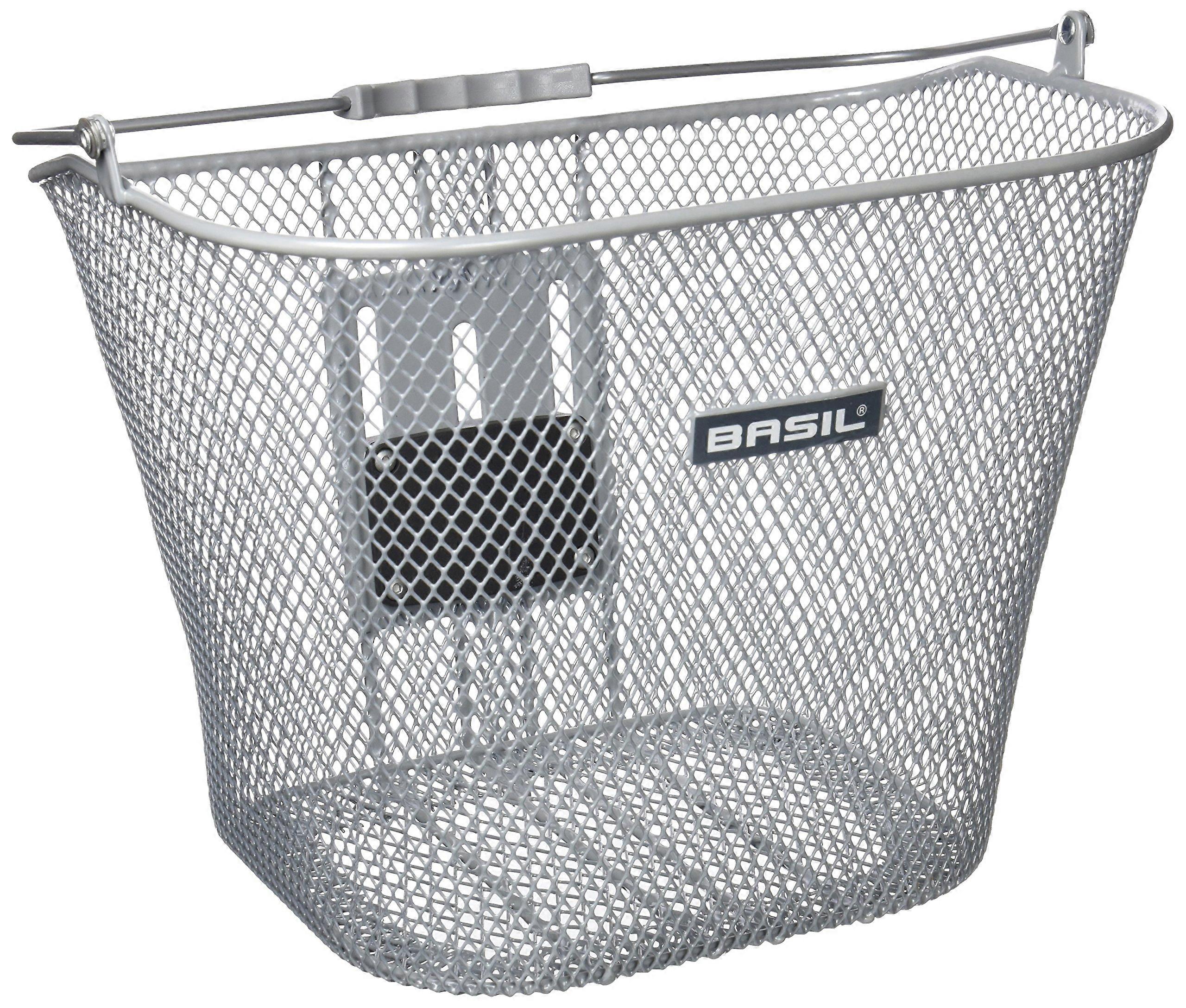 Basimply EC Bicycle Basket silver