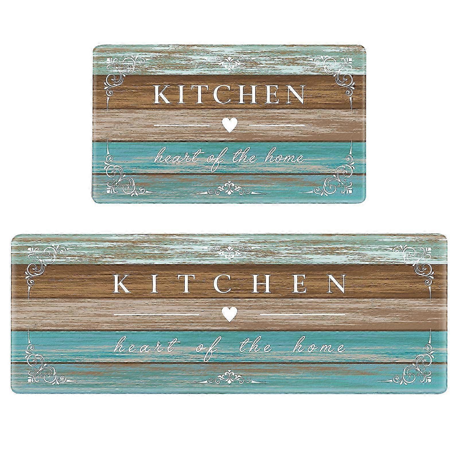 2 Pieces Anti Fatigue Mats for Kitchen Use