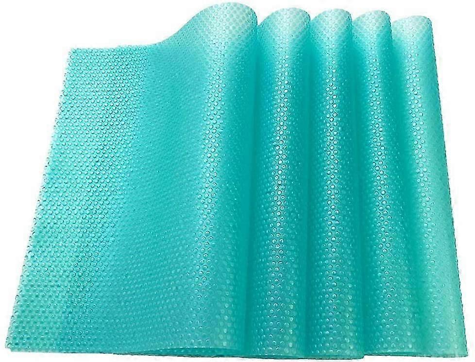 Washable Blue Fridge Mat  Durable and Easy to Clean for Kitchen Use