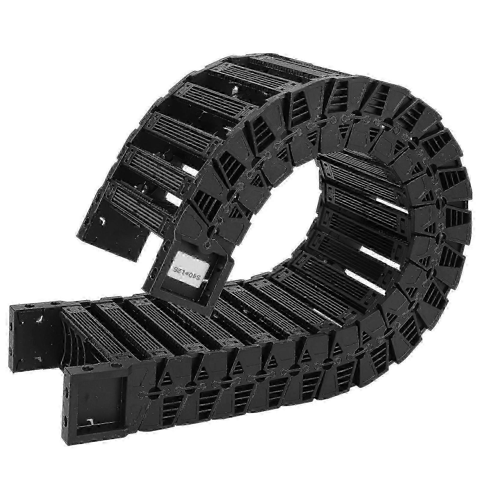 ドラッグチェーンケーブルナイロンフレキシブル工業用品サイレントシリーズタンク牽引ライン0.7 / 1メートルS40 x 57 1メートル