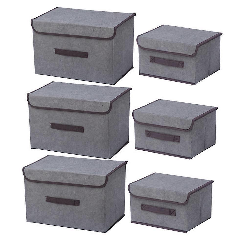 Clothes Storage Case For Housewarming Family Use 36.00X24.00X24.00cm Tidy Space Non-Woven Fabric 3 Sets