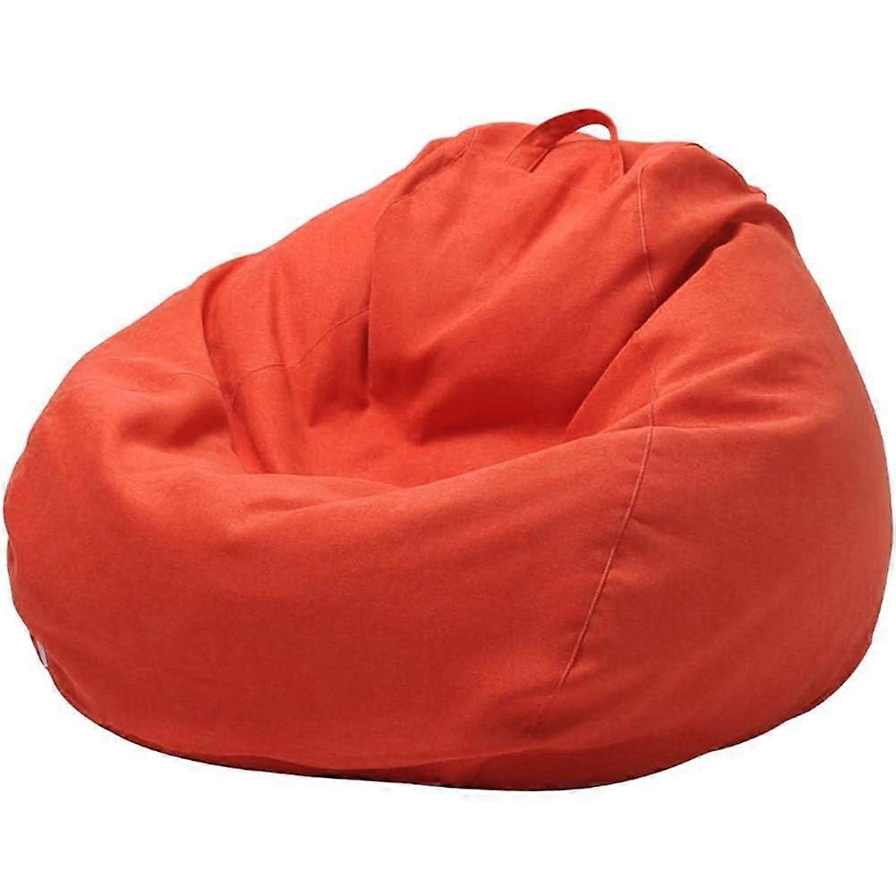 linen cover for bean bag, solid color simple design, indoor outdoor