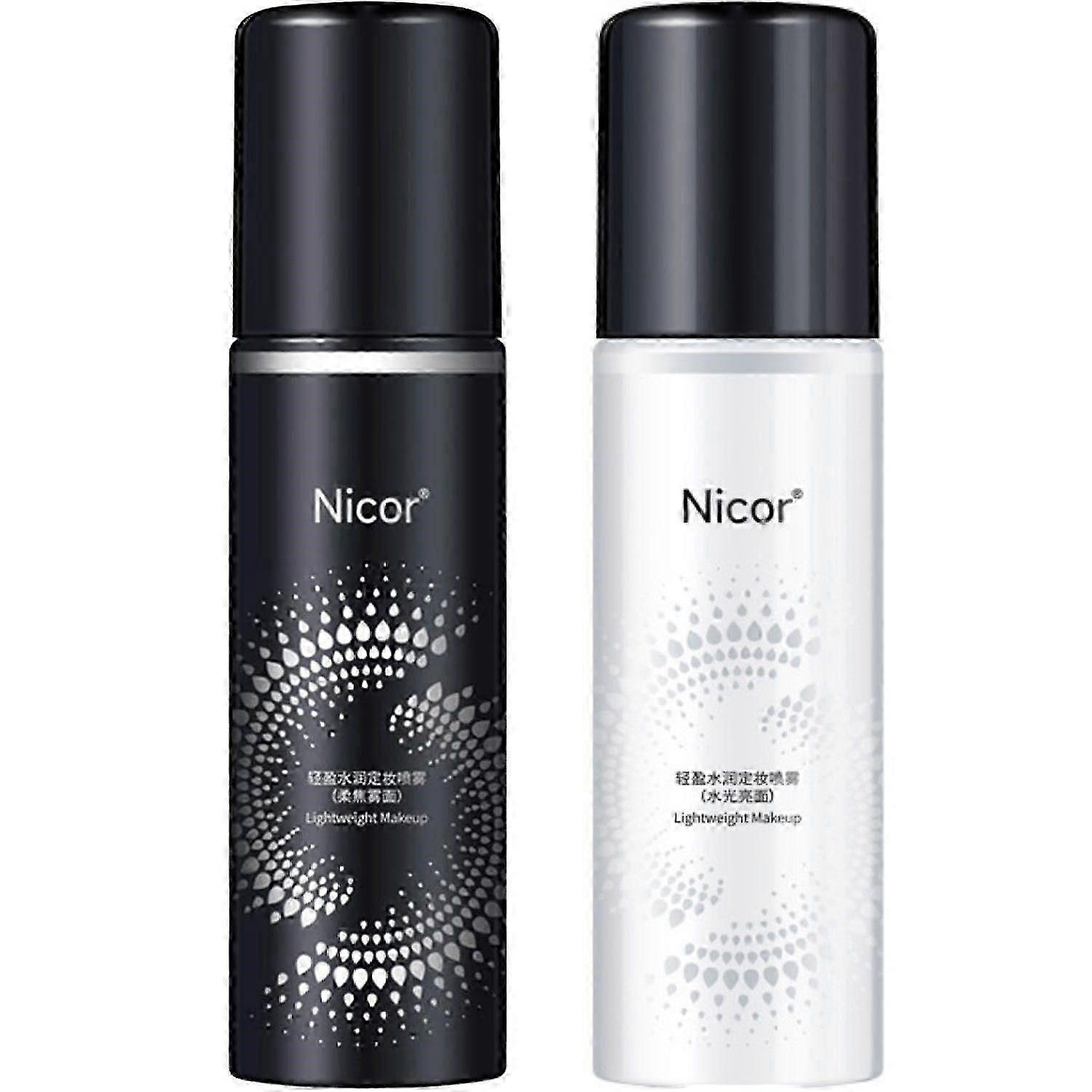 Makeup Setting Spray Set for Face, Glowing and Matte Finishing Effect, Lightweight Long Lasting Waterproof Makeup Setting Spray, Hydrating & Refreshin