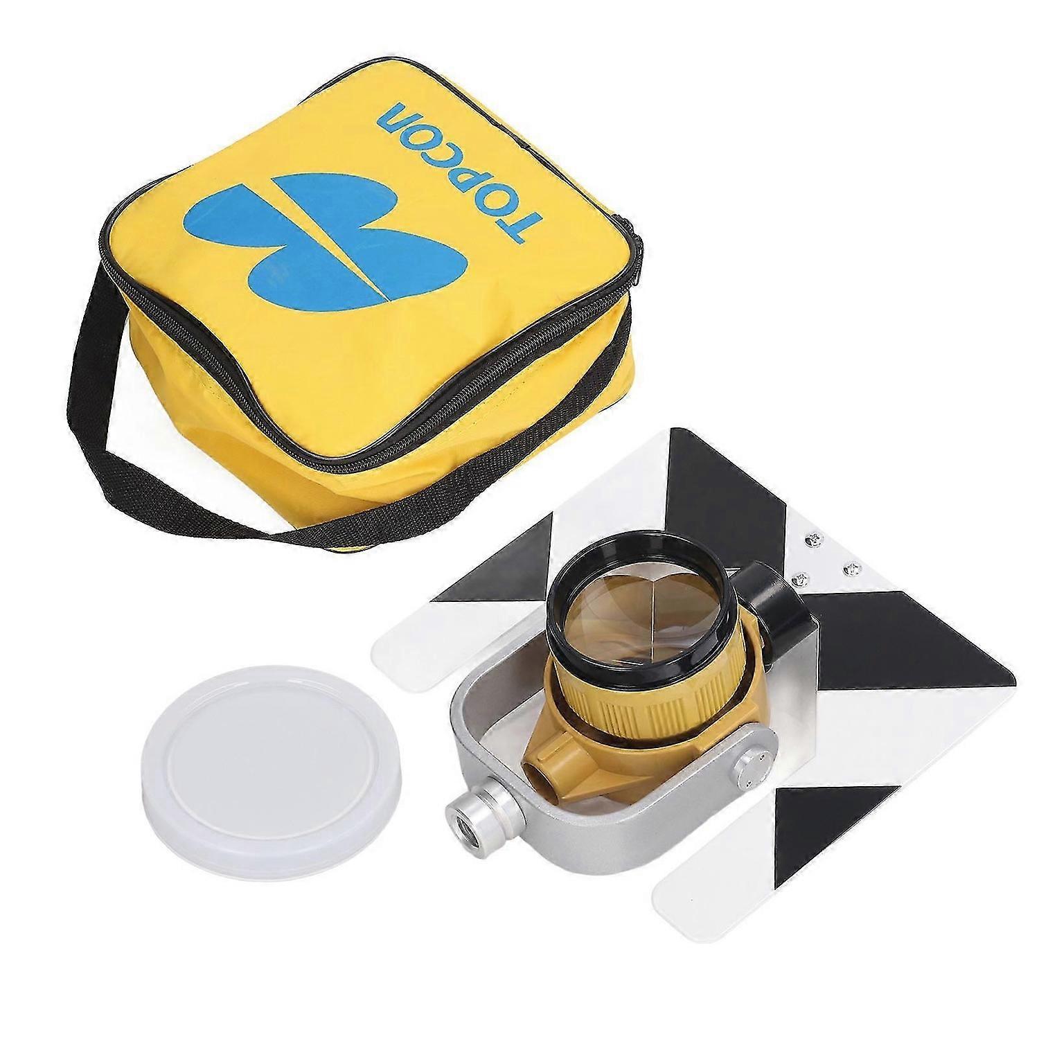 Surveying Prism 64mm Effective Diameter 0mm 30mm Offset 64 Light Total Station Single Prism for Topcon