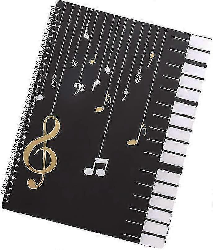 30 Pocket A4 Sheet Music Storage Folder Folder For Musicians, Index Folders Made Of Plastic, Double-