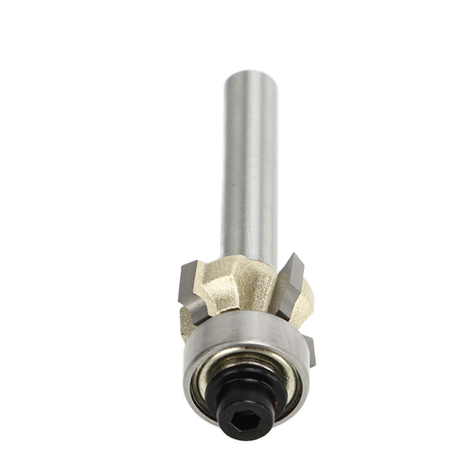 1/4in Shank Architectural Router Bit 4 Flute Round Corner Molding Router Bit for Door Cabinet 