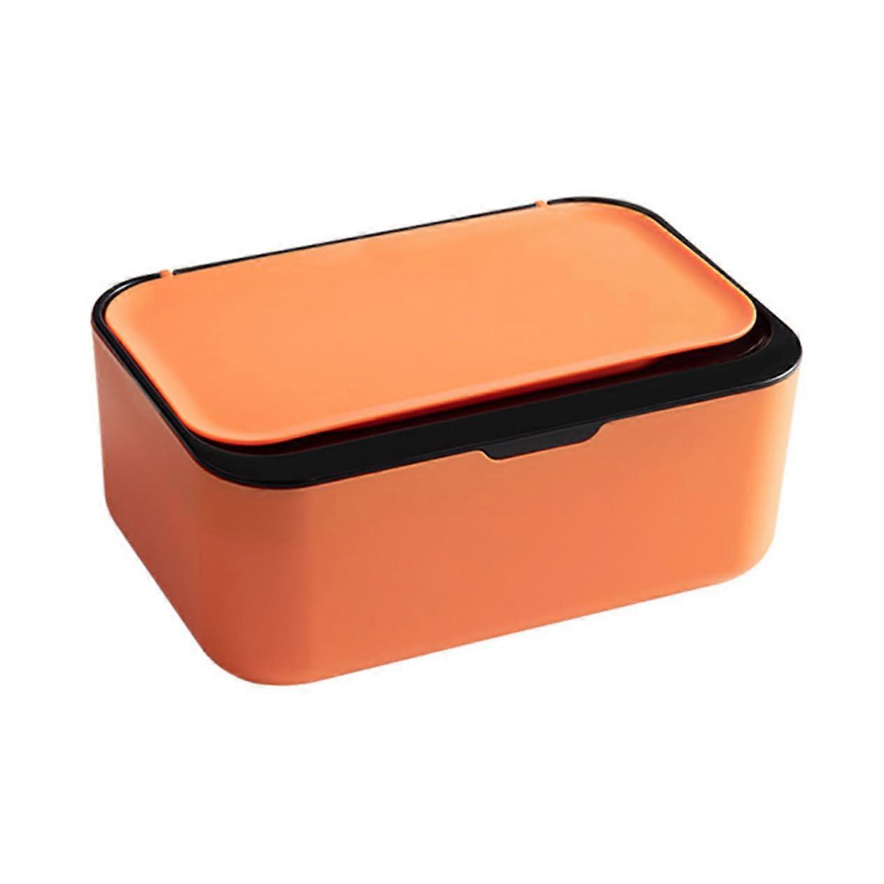 Wet Wipes Box Organizer for Home and Office, Plastic Tissue Holder, Compact Design, Multi-Use Storage Solution