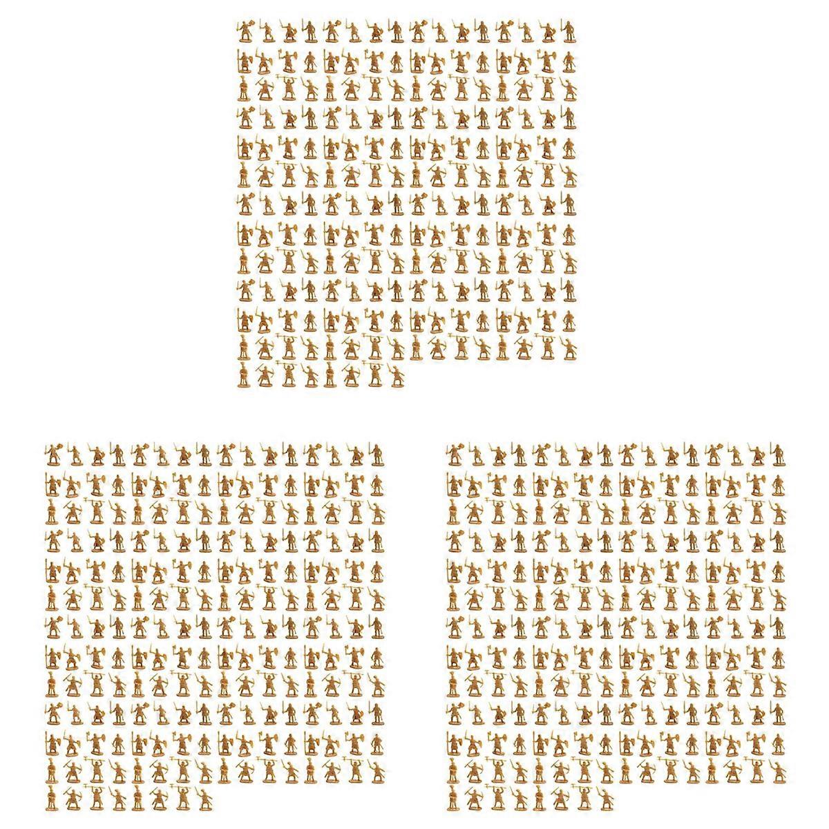 1:72 200/Set Plastic Ancient Figures Toy Gold