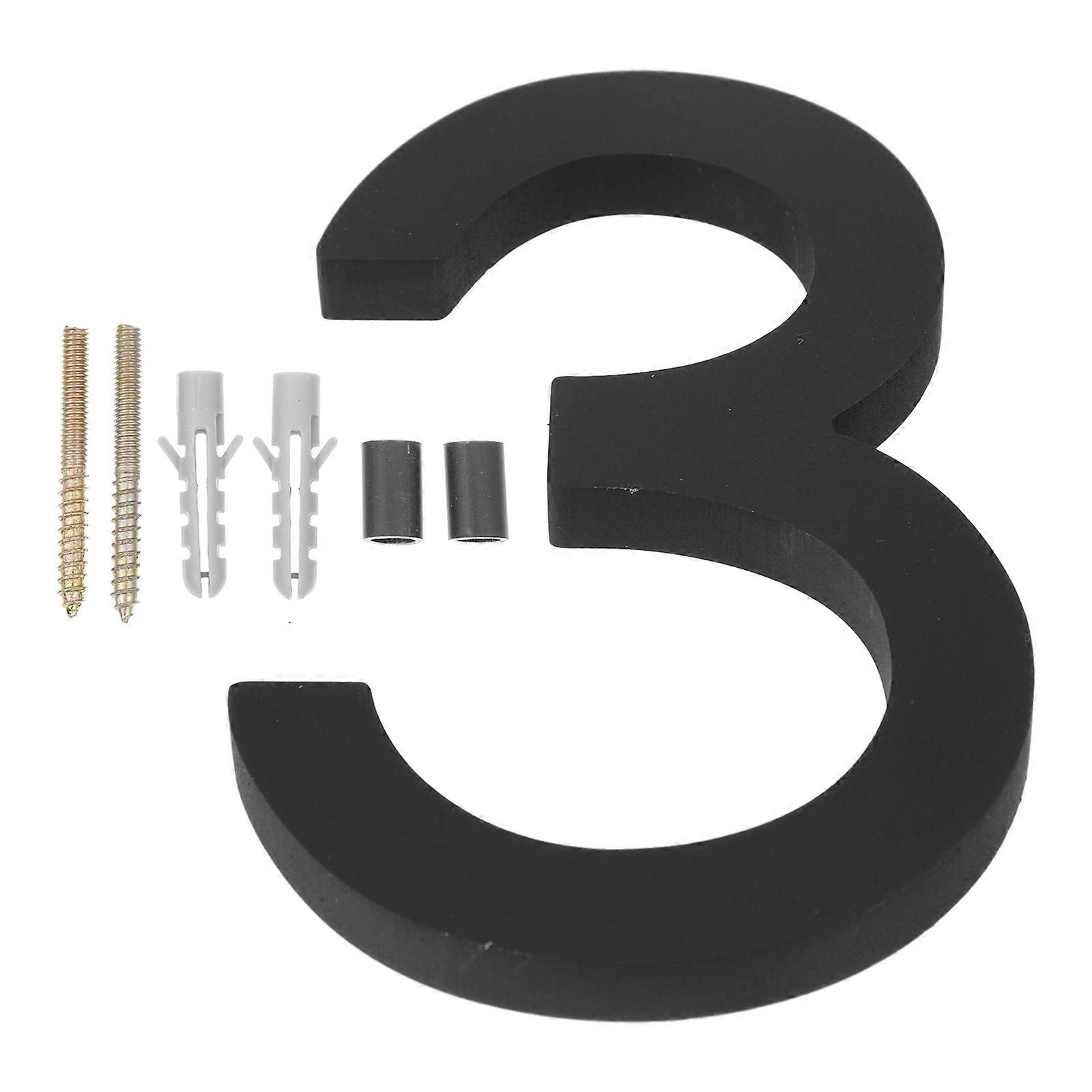 House Numbers Plaques Modern Acrylic Visibility Homeowners 1Set