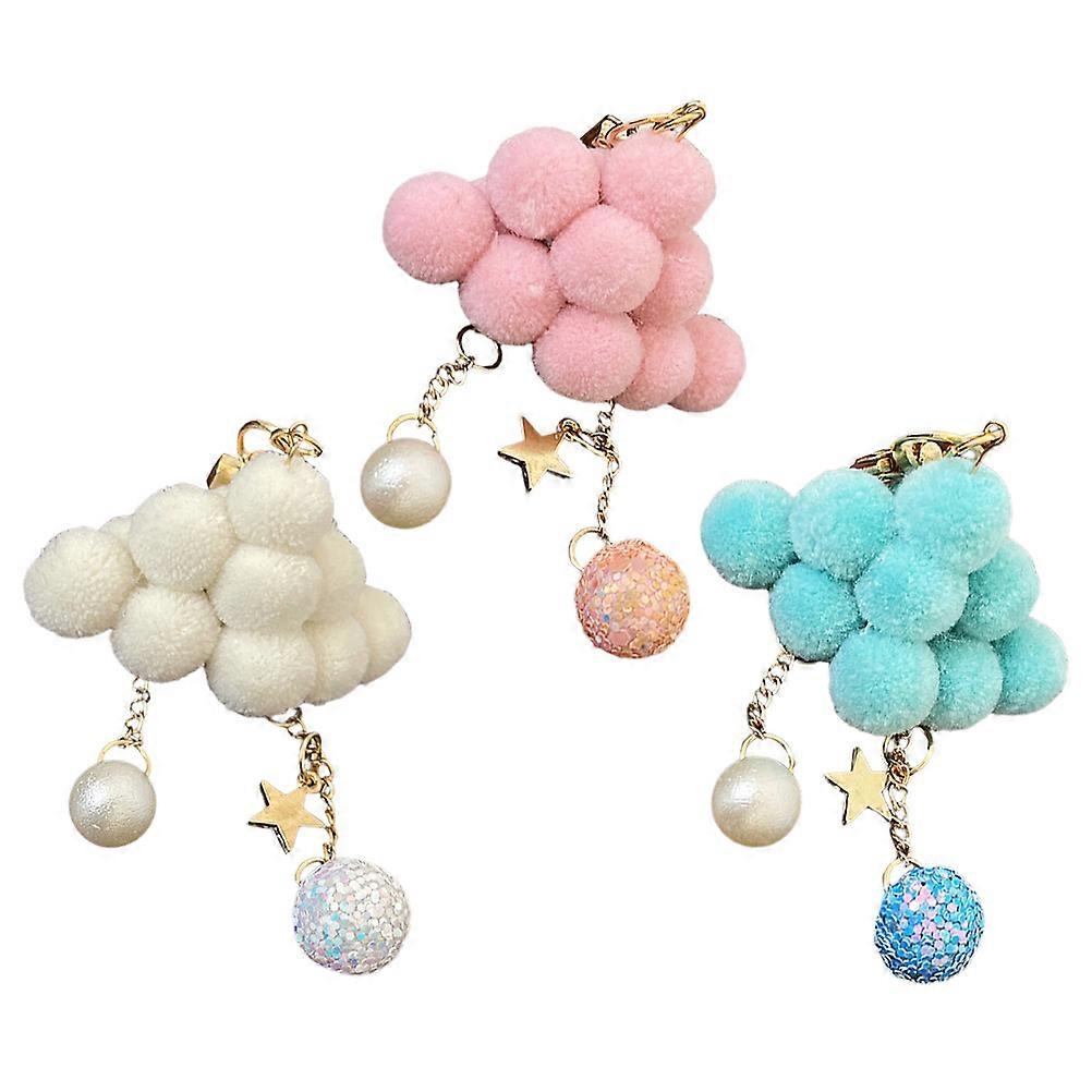 It sounds like you're describing a product listing for **cloud shaped plush keychains**. Here's a polished and professional product description you