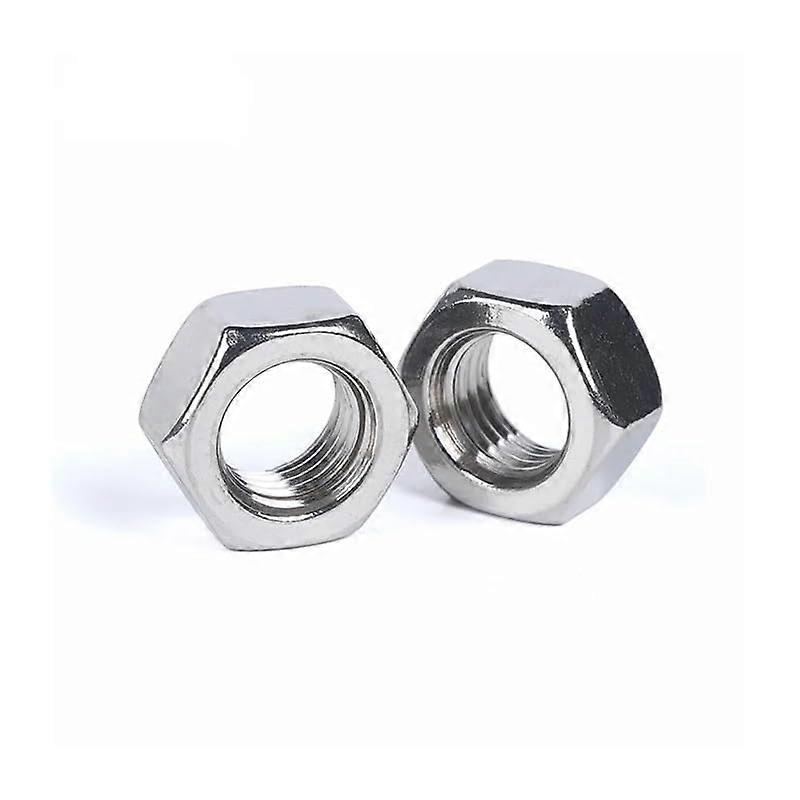 10pcs Stainless Steel Hex Hexagon Nut DIN934 M4 M1.6 M2 M2.5 M2.6 M3 M3.5 M5 M6 M8 M10 M12 M14 M16 304 Grade
