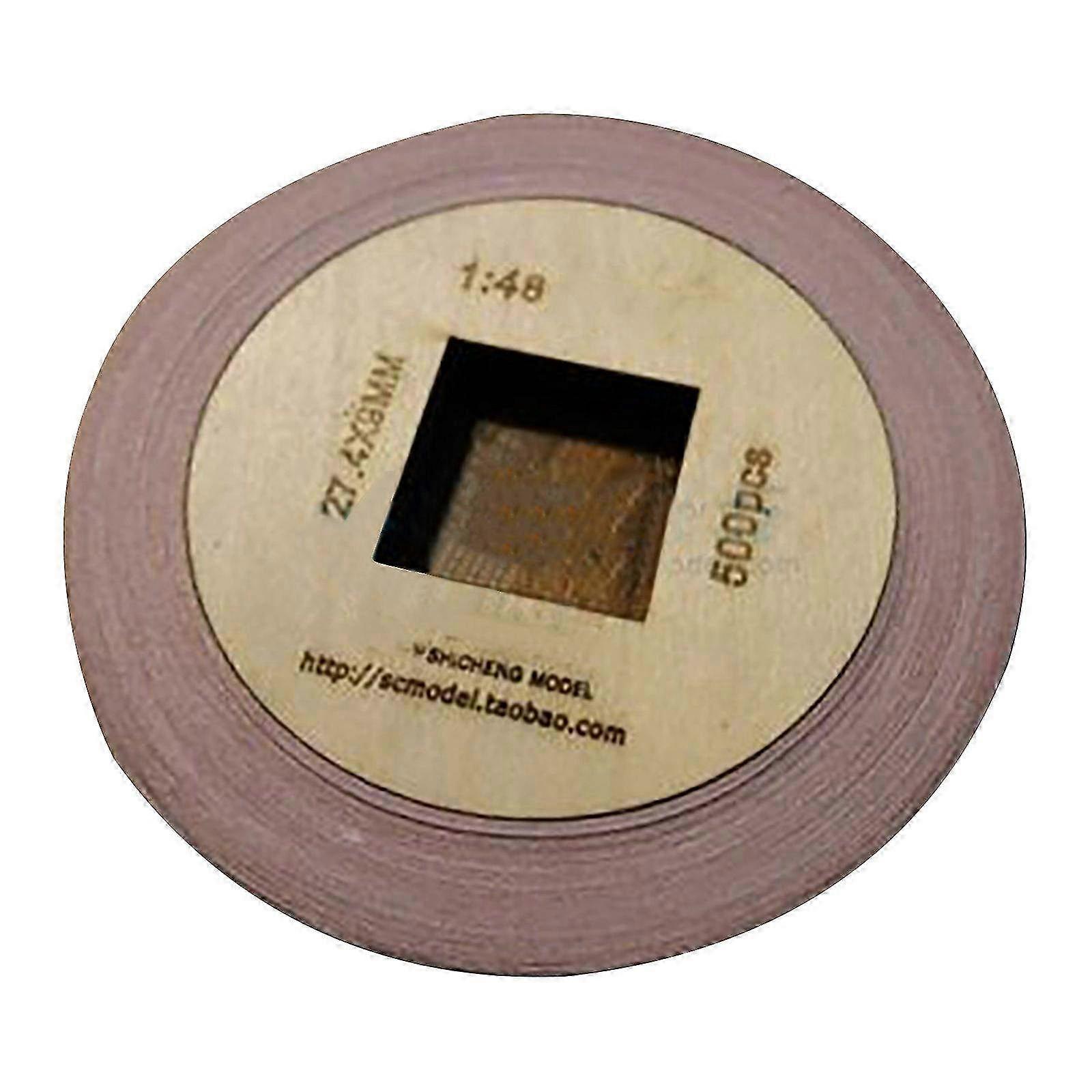 500pcs Pre-Glued Copper Plates for Ship Model Sheathing - Realistic Detailing Compatible with Multiple Scale Models
