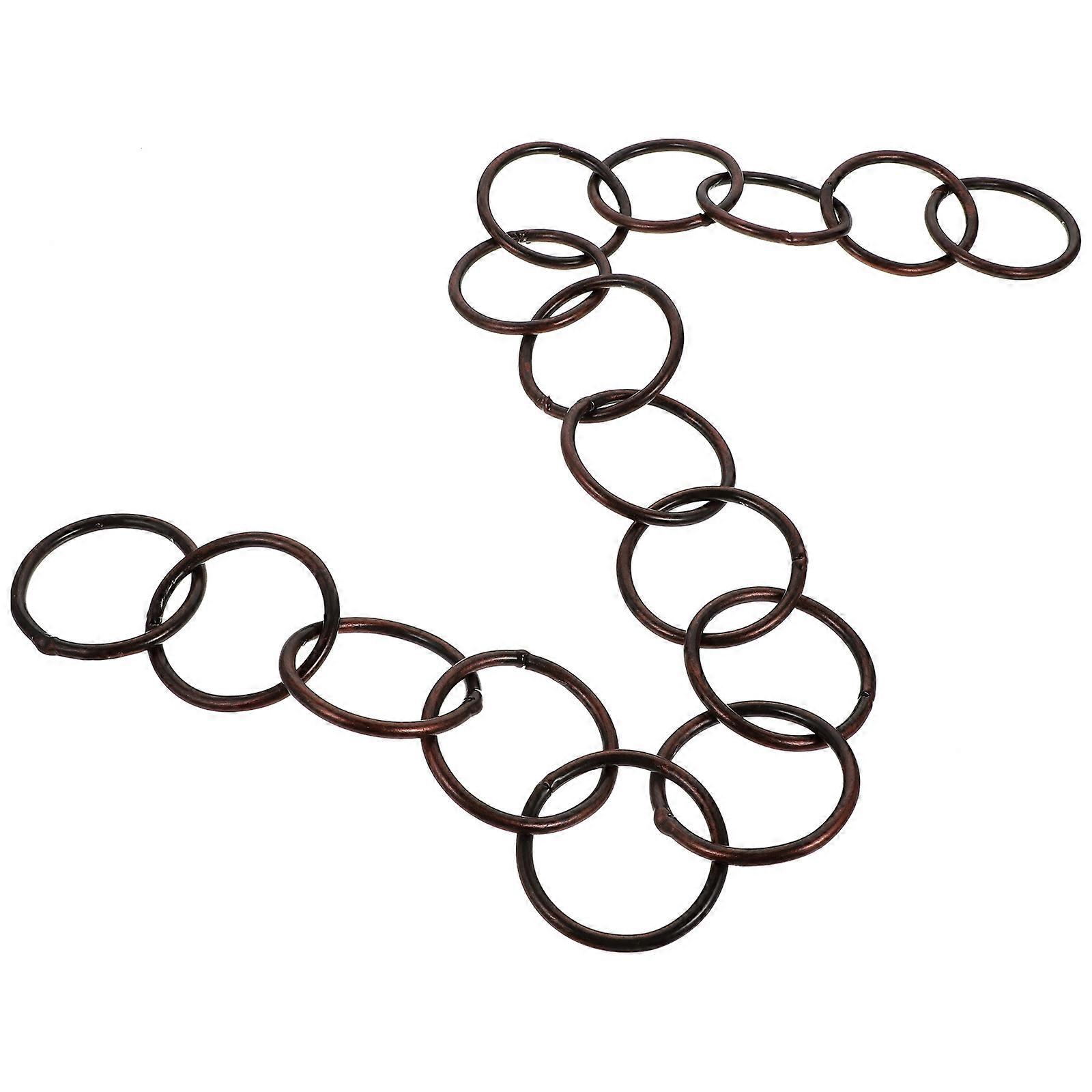Brown Aluminium Alloy Rain Chain for Home Use Durable and Corrosion Resistant 12.6 inches