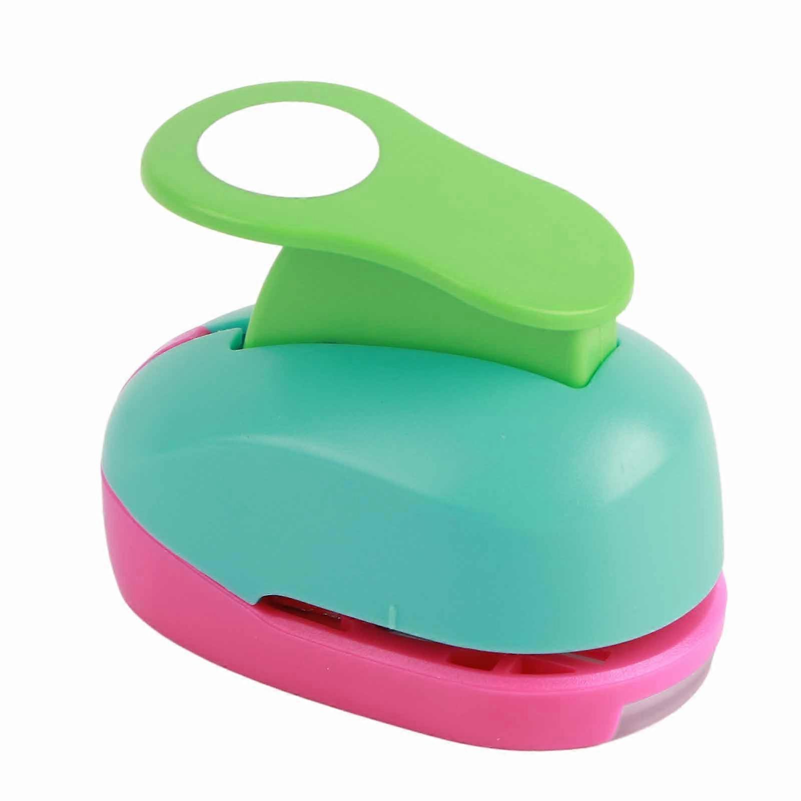Hand Embossing Machine Unique Lever Design Labor Saving Simple Operation DIY Round Embossing Machine for Kids 25mm Round