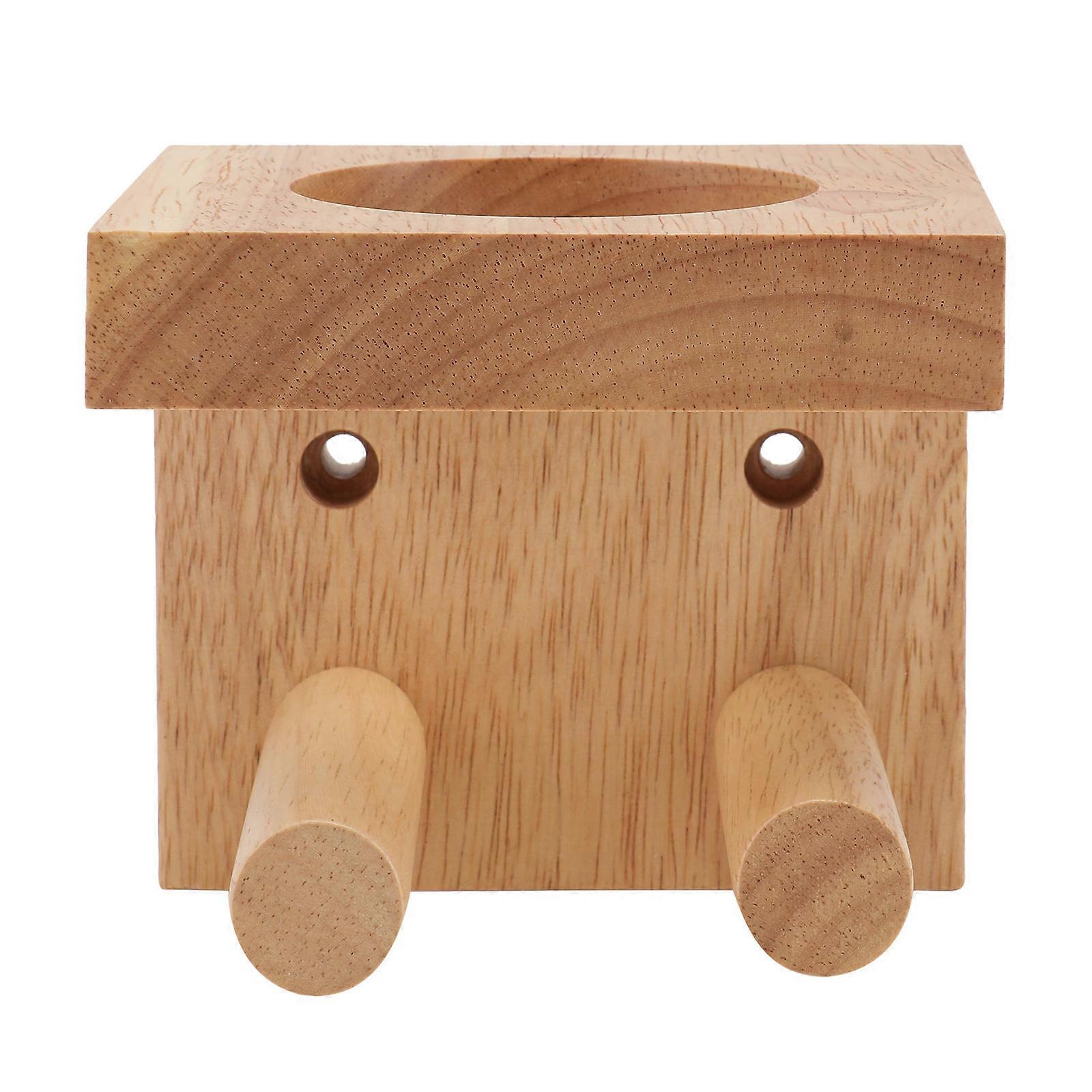Wooden Baseball Bat Holder Vertical Bracket for Home Display Strong and Durable Synthetic Material
