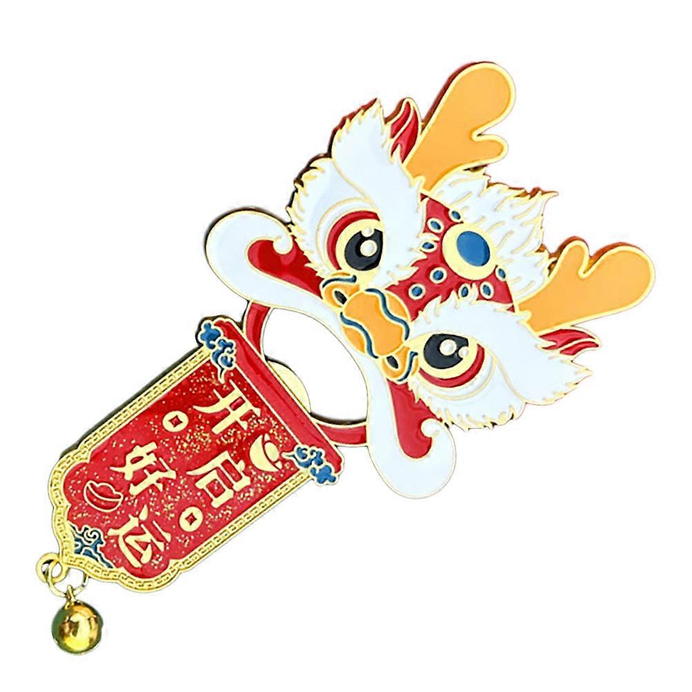 Magnetic Bottle Opener Dragon Design Home Use Alloy Material Fun Bottle Opener Magnet 1Pack