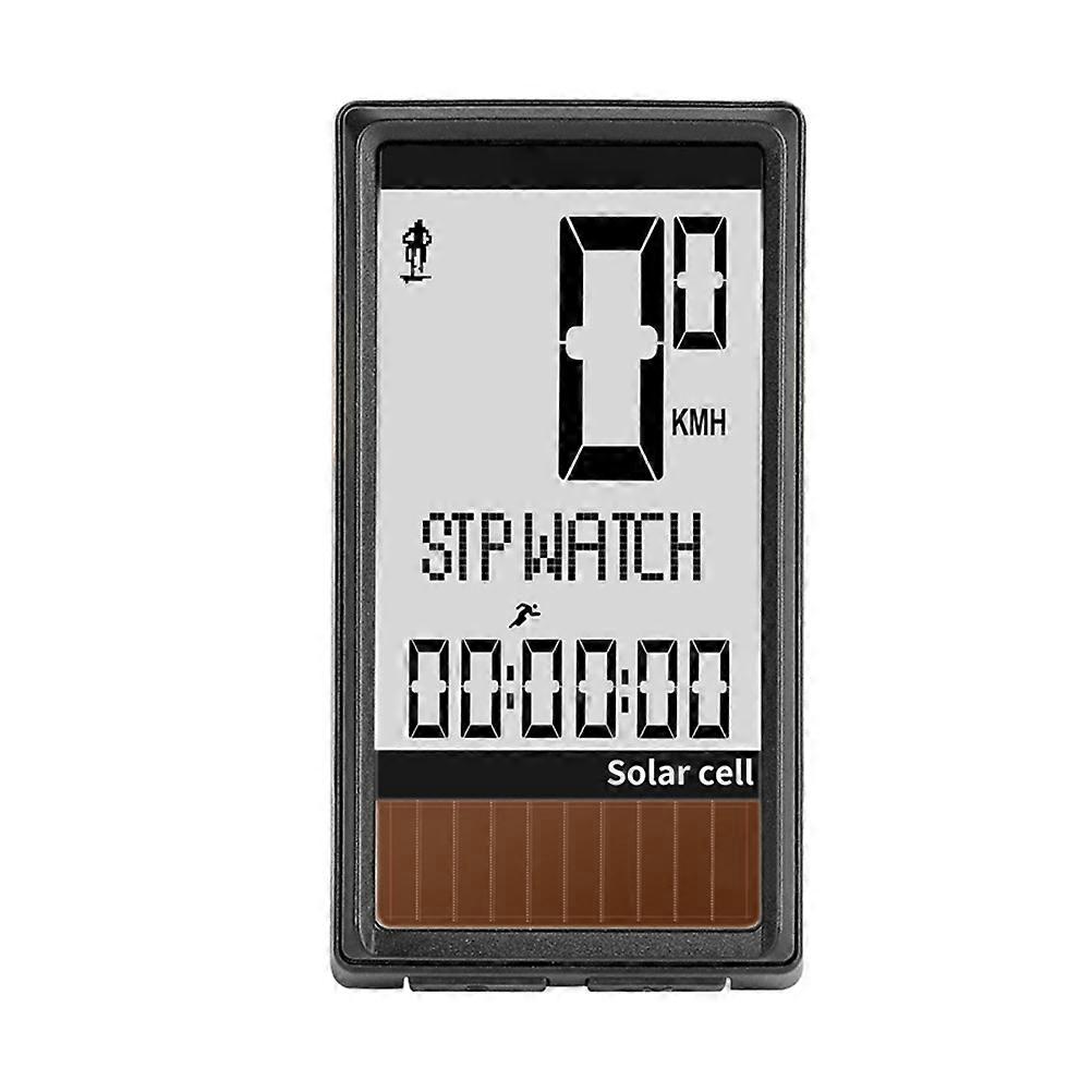 Bike Wireless Speedometer Mountain Bike Hiking Climbing Rectangular PVC Material Average Speed 1Set