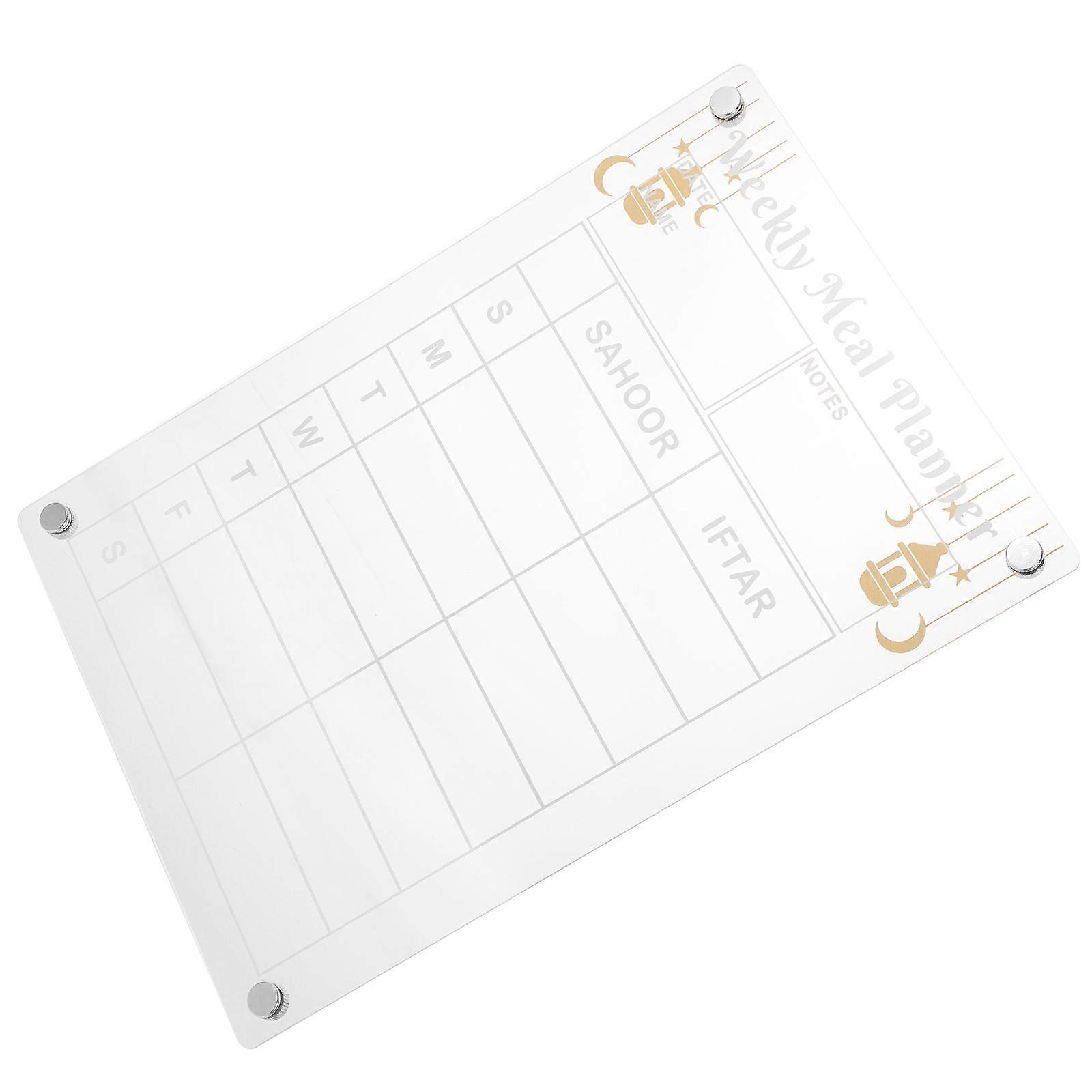 Magnetic Magnetic Board for Kitchen Use Writing Board Sheet