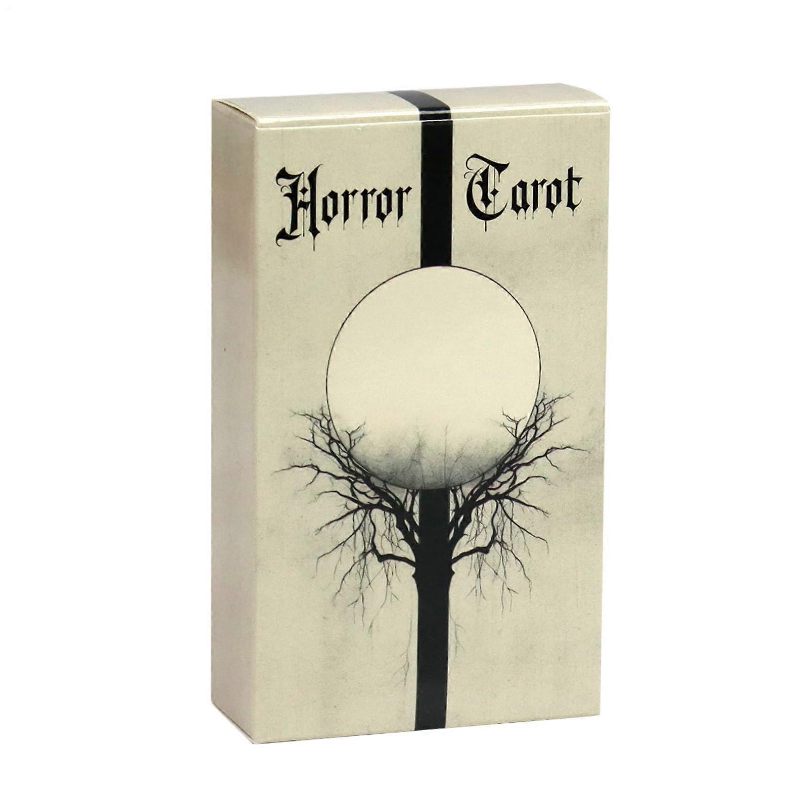 Gothic Tarot Deck, Haunting Oracle Card Set, 78Piece Mystic Divination Kit