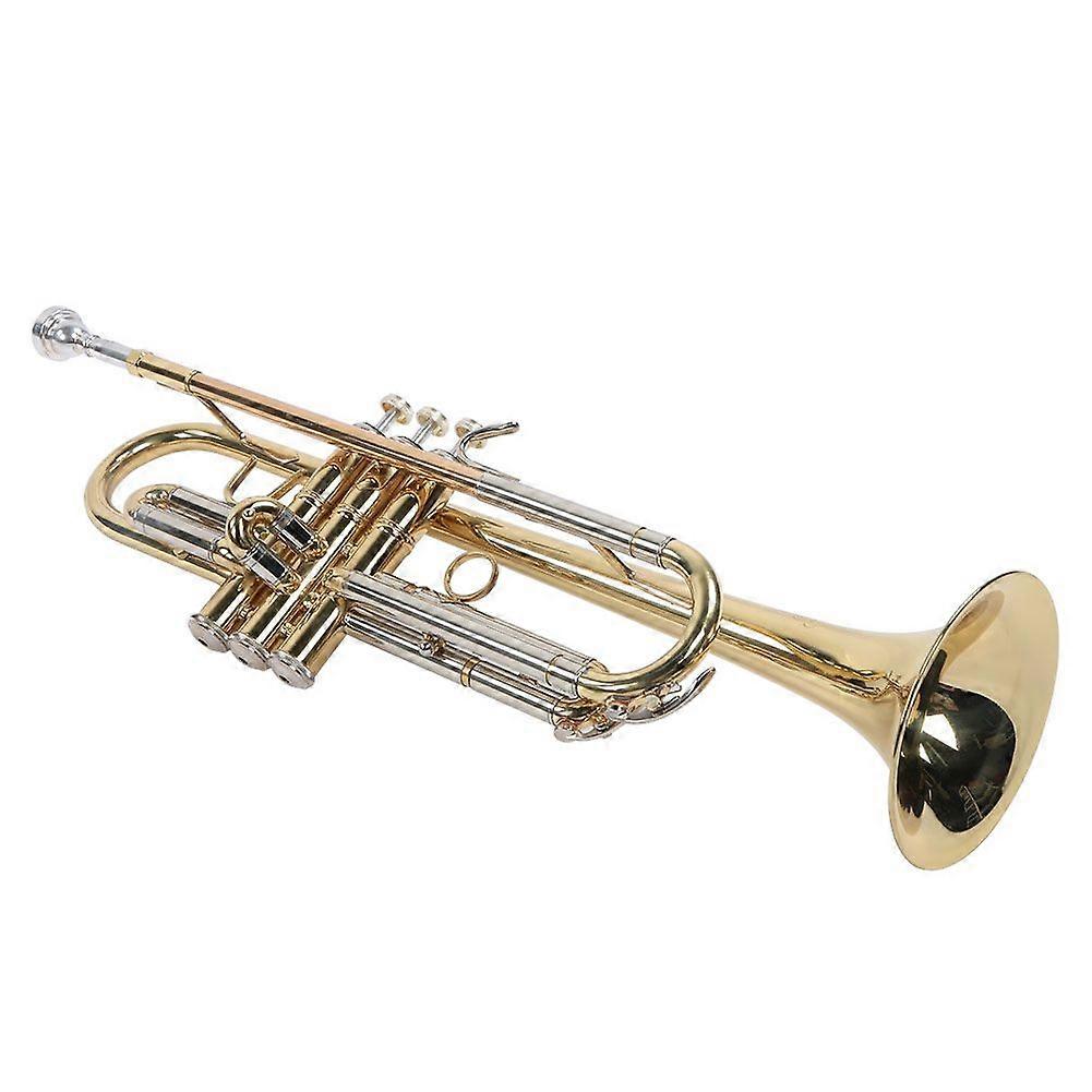 Three Colors Trumpet Professional Combined Type Musical Brass Trumpet with Accessory Kit