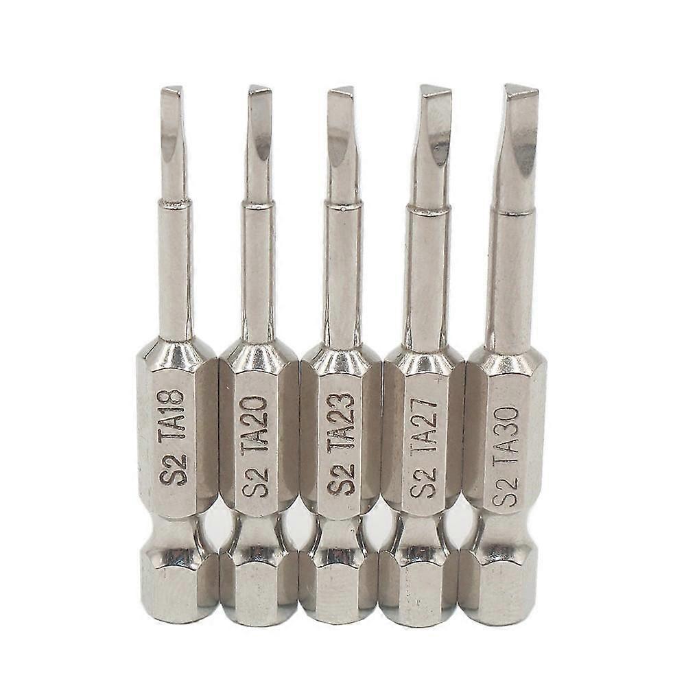 5pcs/set Magnetic Triangular Screwdriver Bit TA1.8/TA2/TA2.3/TA2.7/TA3.0mm