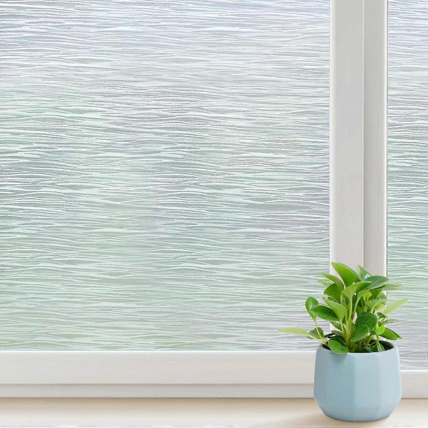 Window Privacy Film, Frosted Glass Privacy Window Film, Static Cling
