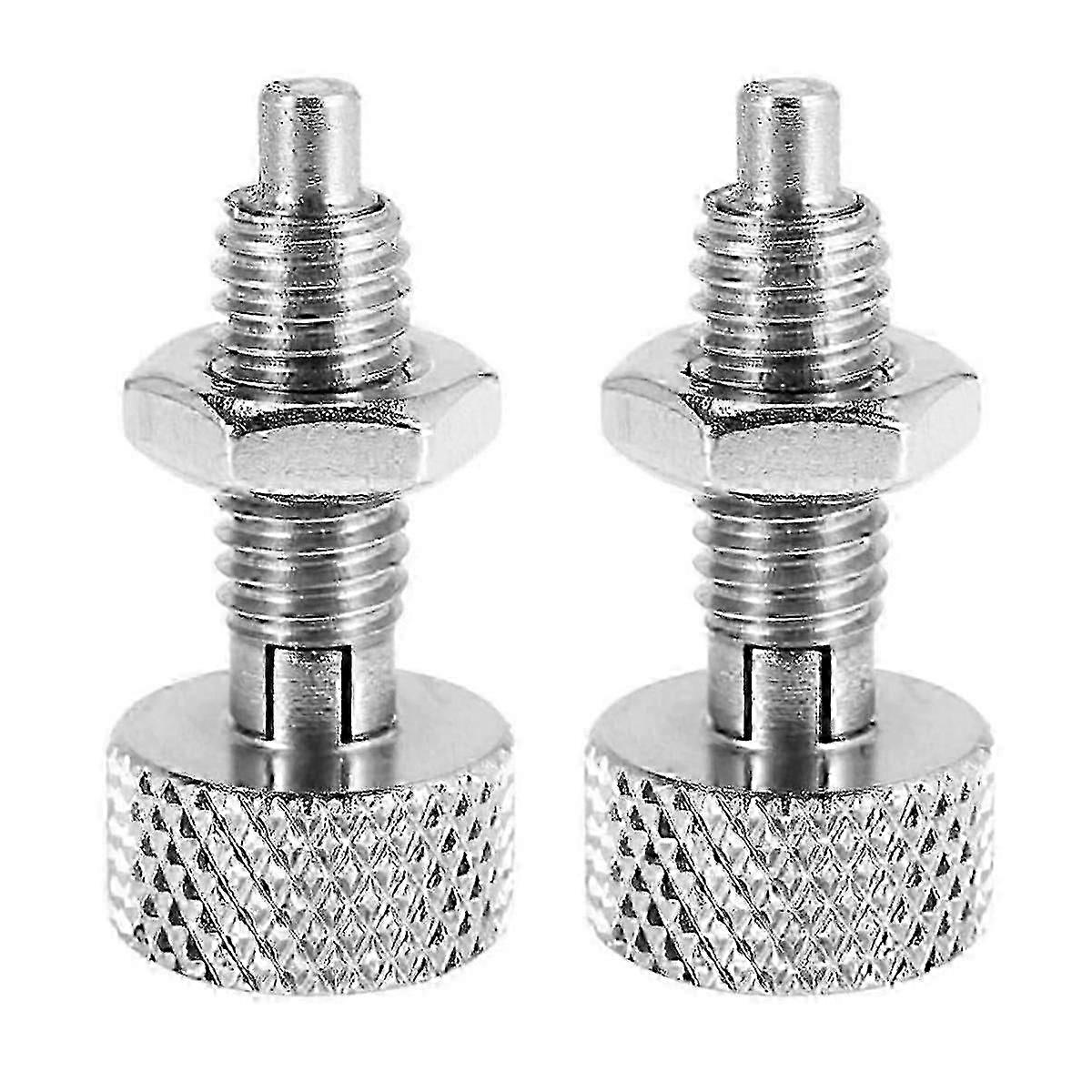 2025 Latest Model 2pcs Hand Retractable Spring Plunger, M16 Stainless Steel Quick Release