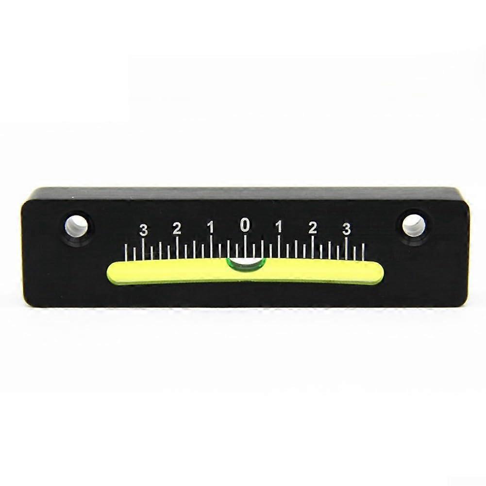 Glass Tube Cylinder Spirit Level 100mm Length Aluminum Alloy Waterproof Rustproof 2mm Accuracy for Machine Alignment