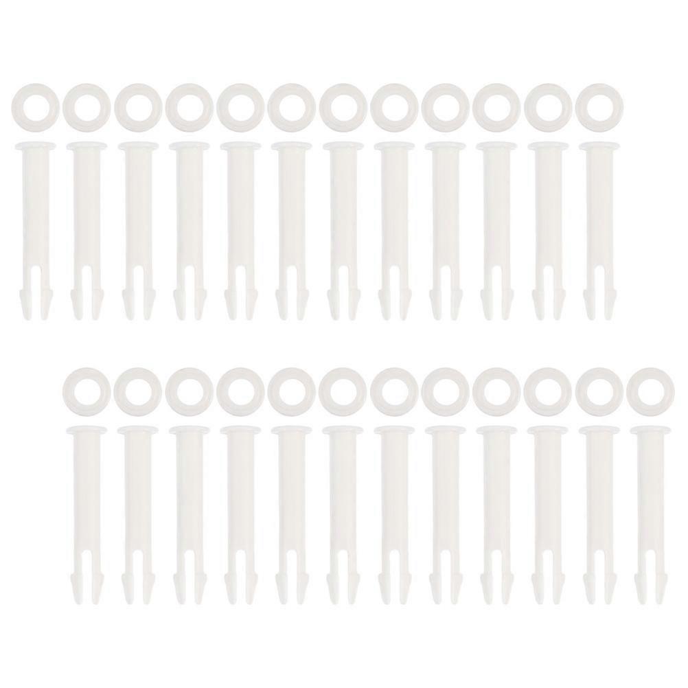Swimming Pool Pins Cylindrical Shape Pool Frame Parts 24Pcs Summer Waterproof