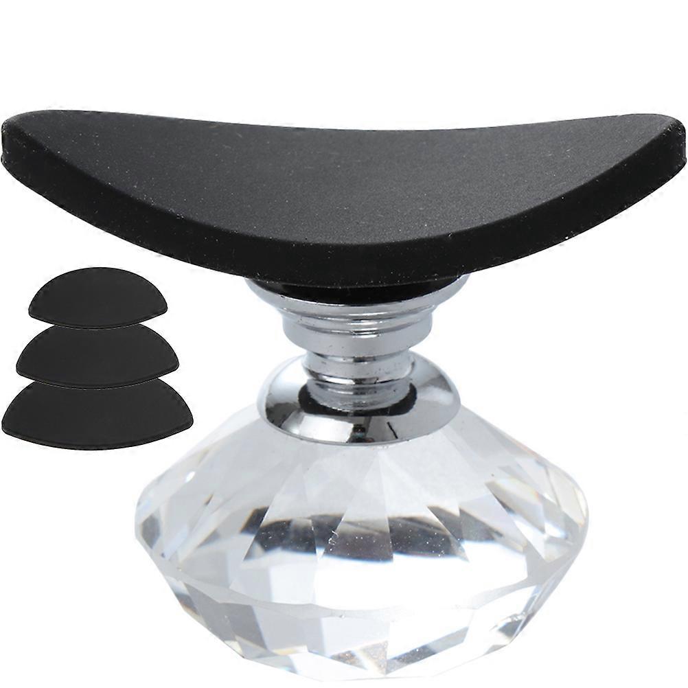 Silicone Eyeshadow Stamp Tool with Diamond Handle for Quick, Durable, and Convenient Eye Makeup Application