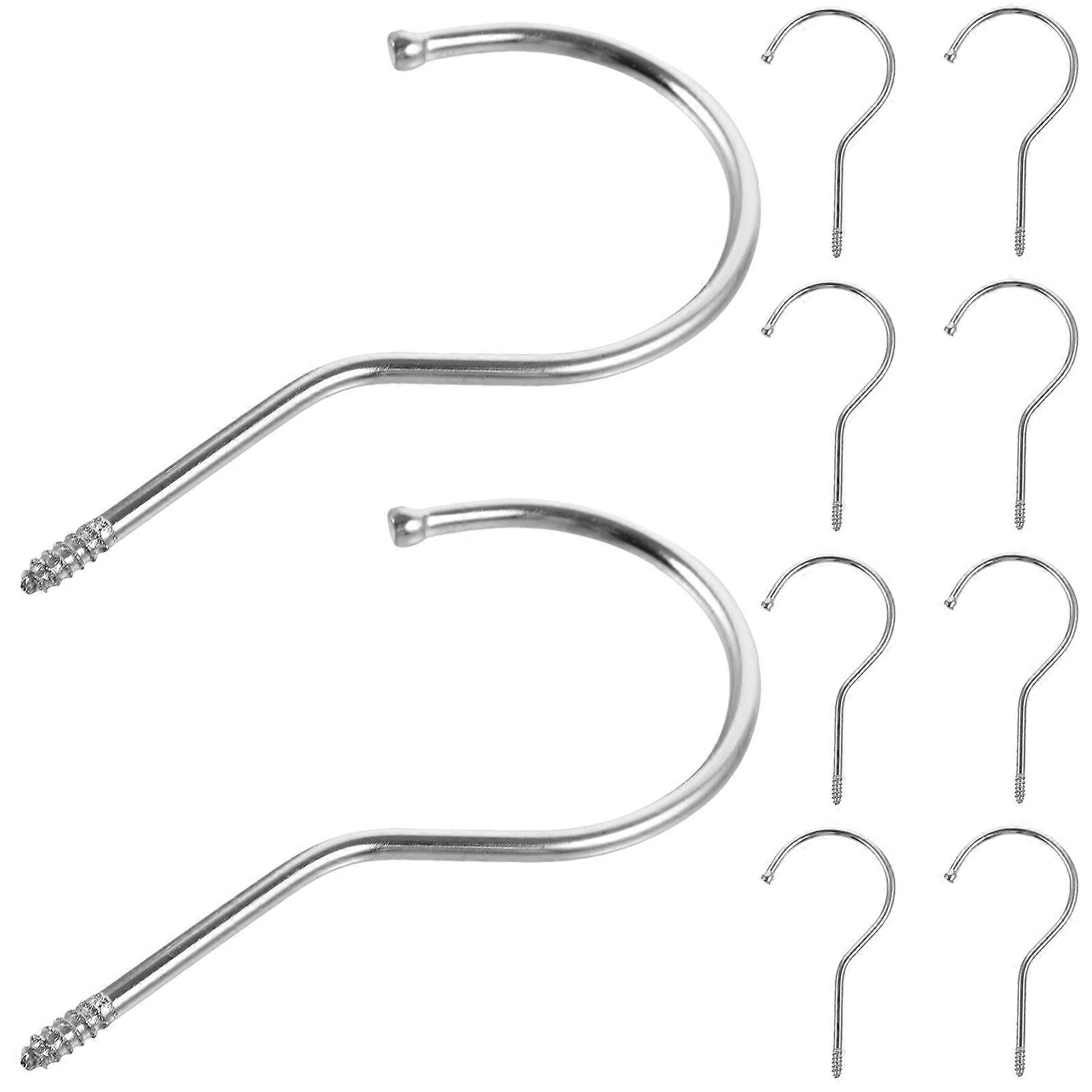 10pcs Professional Hanger Hooks Screw in Hooks for Ceilings Plants