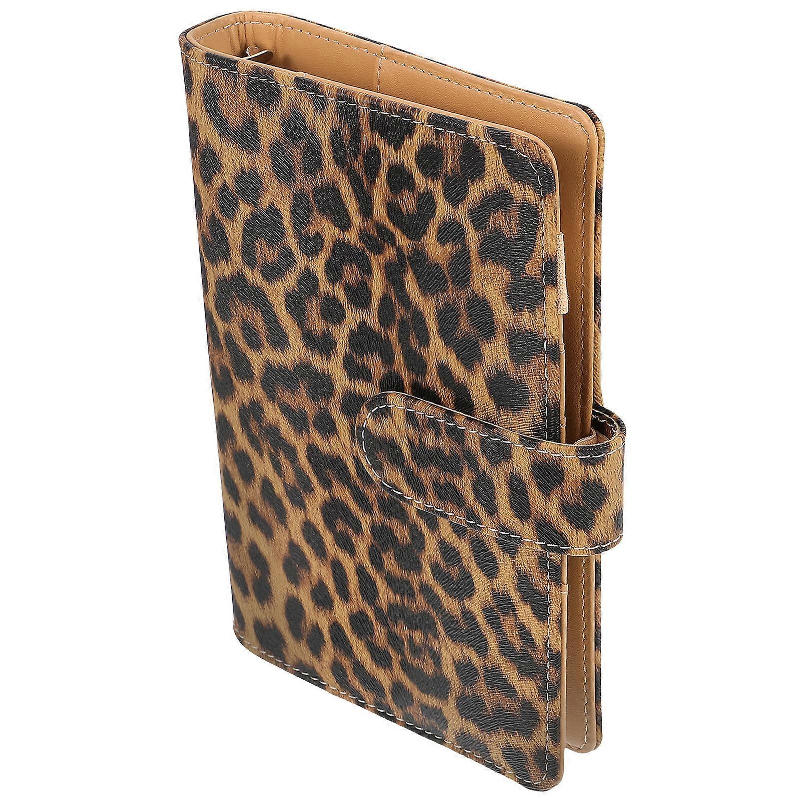 Refillable Budget Binder Shell PU Notebook Cover with Magnetic Closure, Lightweight Cash Book Organizer for Home, Office, School, and Travel