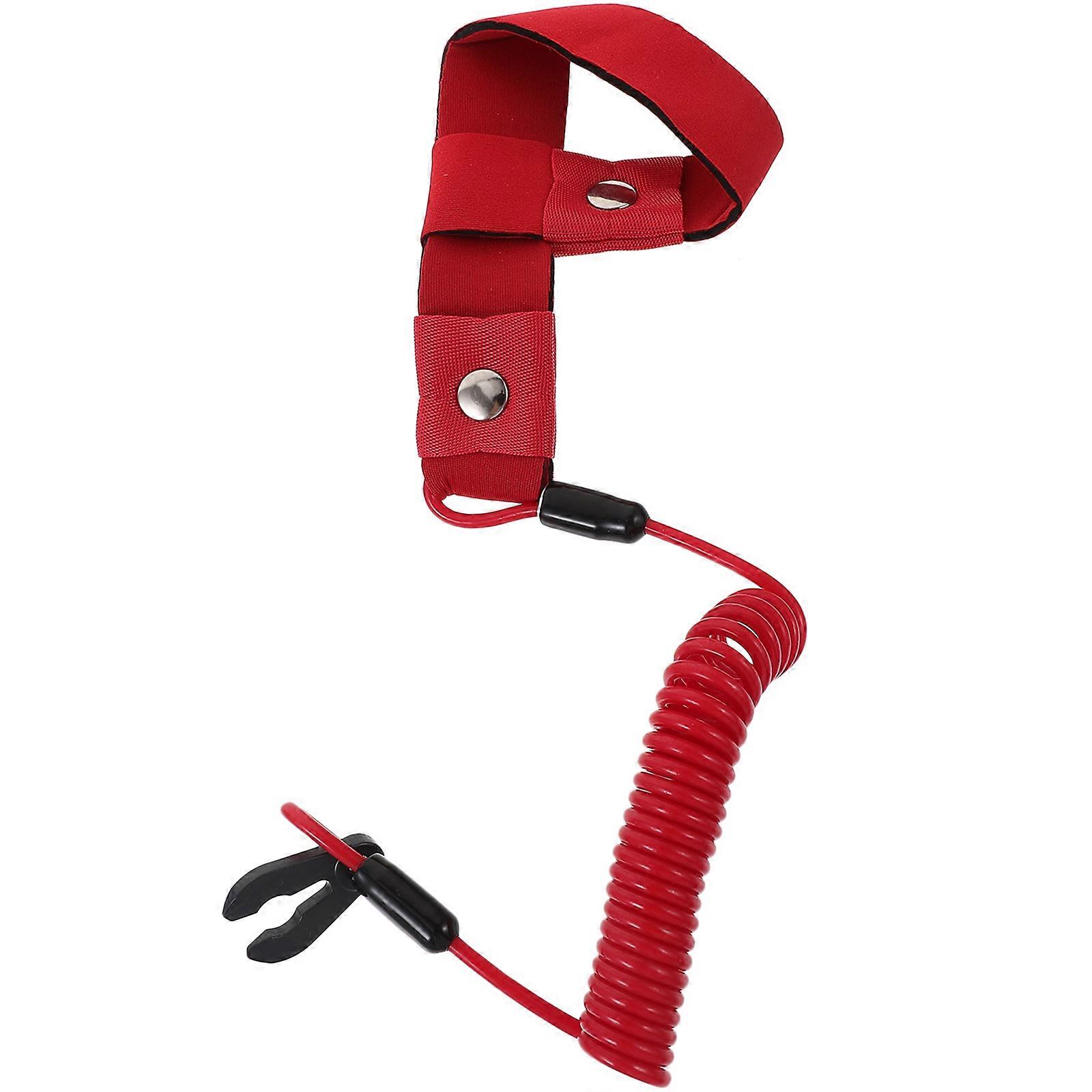 Red Safety Wrist Strap for Sports with High Strength Materials and Durable Design 1pcs