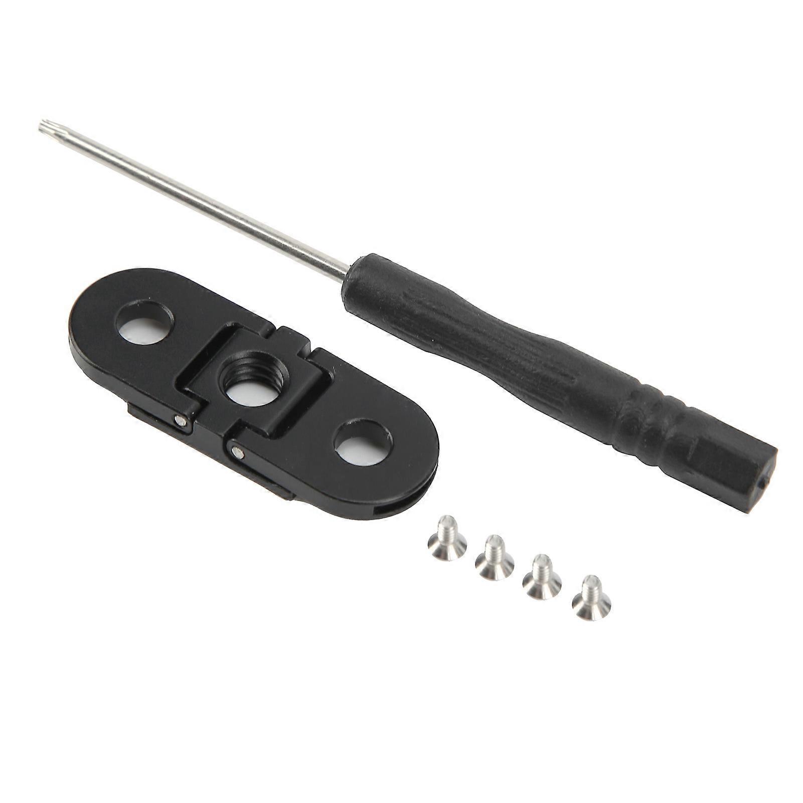Action Camera Adapter Mount Base with 1/4in Screw Hole Folding Fingers for 9/MAX