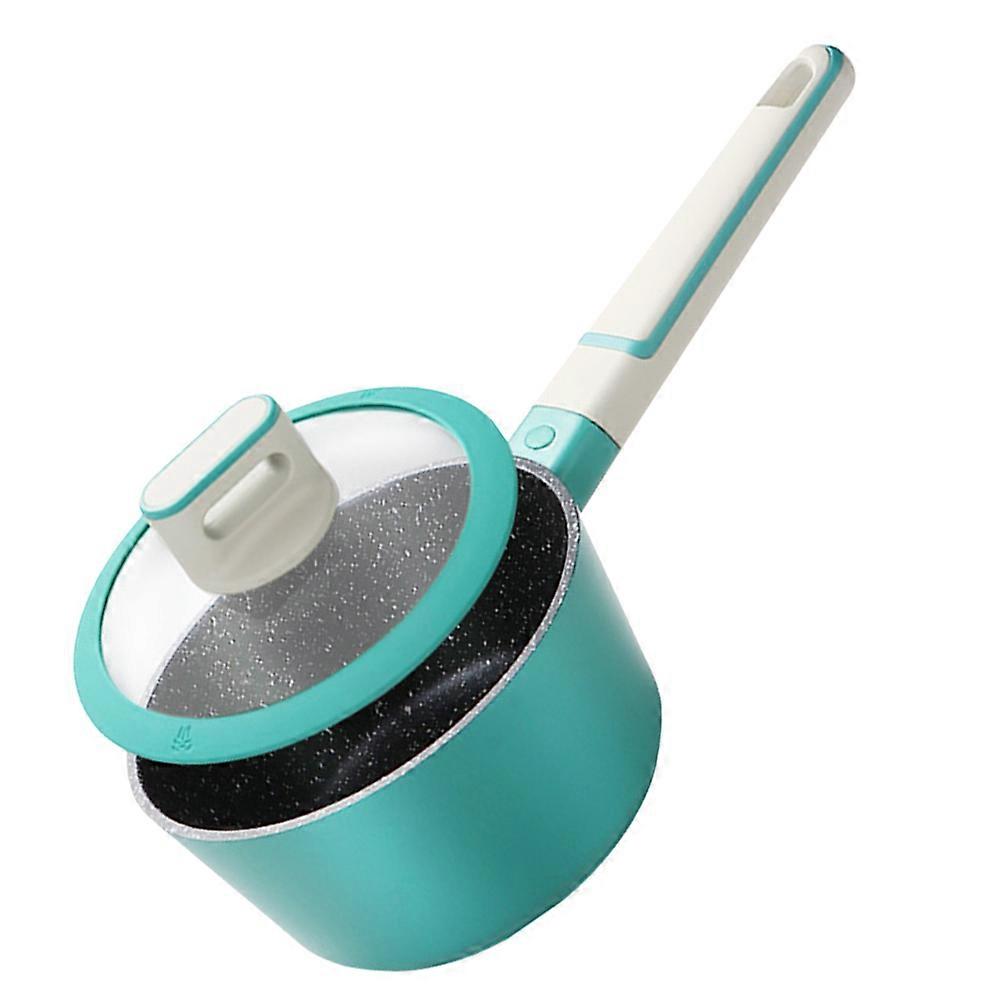 Tiny Milk Heater Pot Great For Restaurant Use Practical Non-stick Coating Sky-blue 1Pack