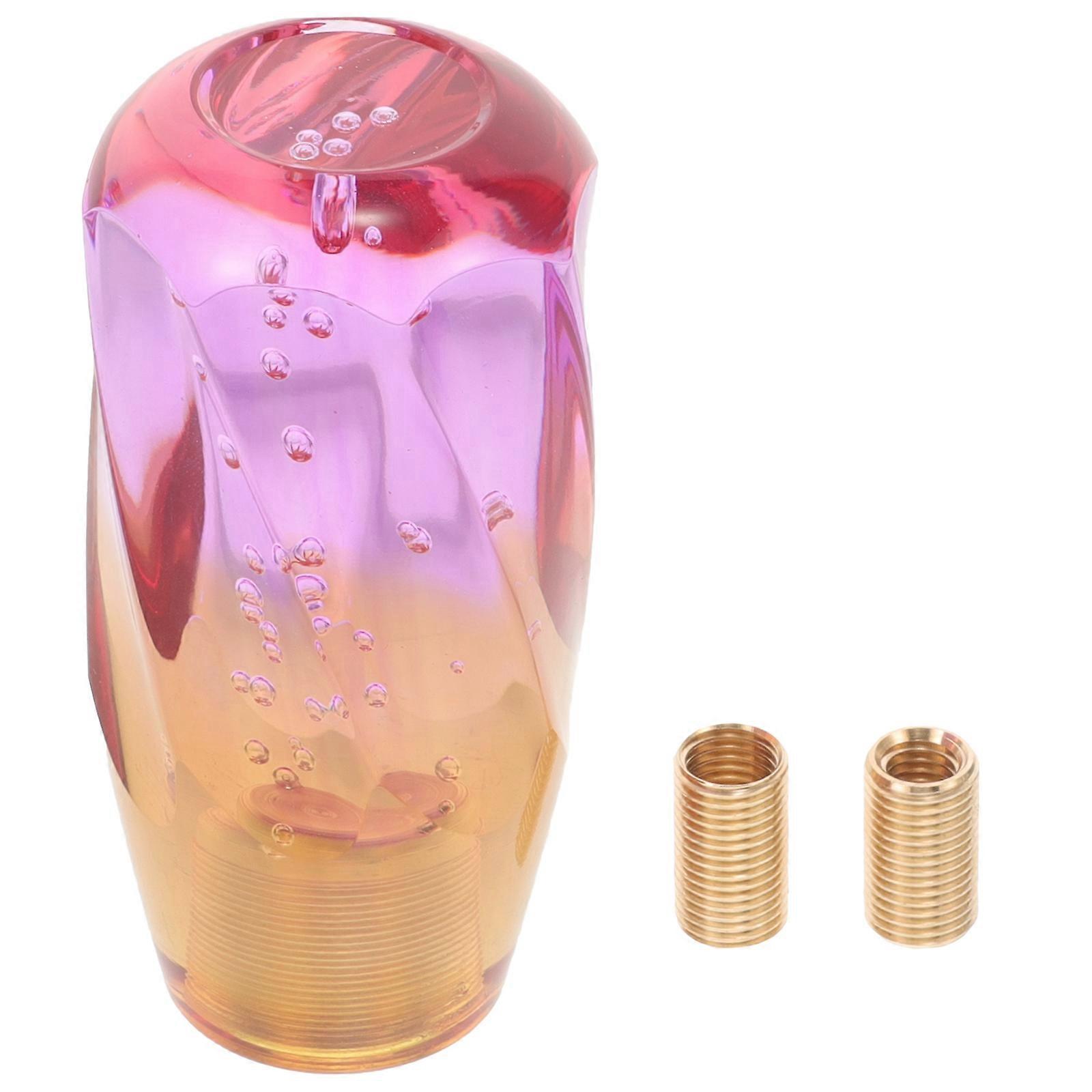 Car Shifter Knob Replacement Part Scientific Structure Purple 3.9×2×2in Quick Installation 1Pack