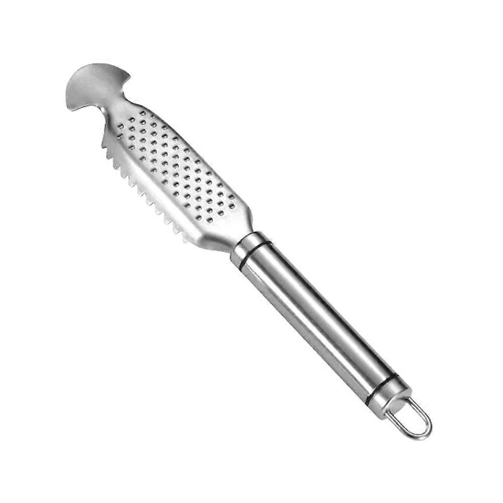 Fish Scaler, Stainless Steel Fish Scaler, Can Remove Fish Scales,Fish Viscera and Rub Ginger Paste,