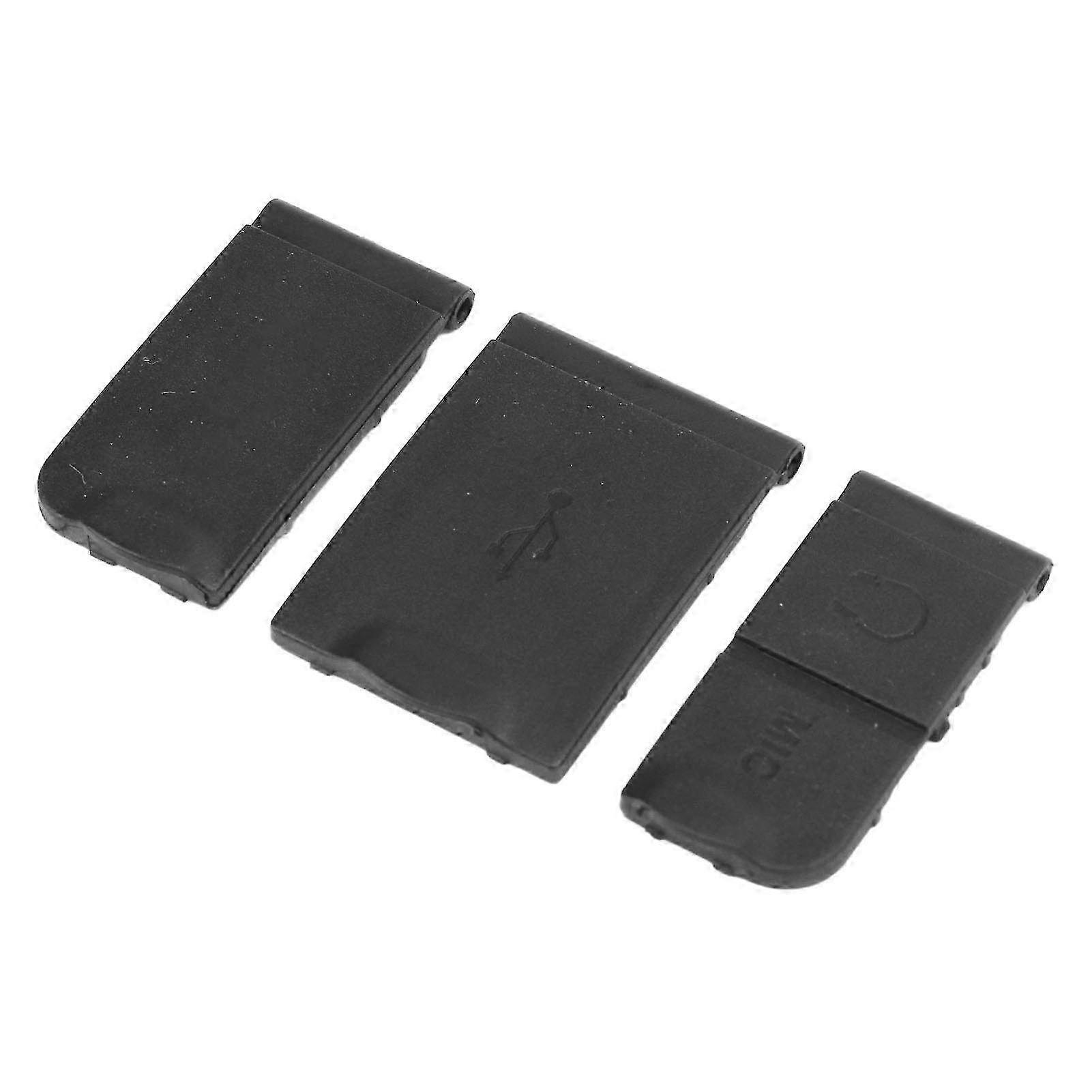 Rugged USB Side Rubber Cover Kit for Nikon D850 Camera - Strong Antidust Protection with High Hardness & Stylish Design