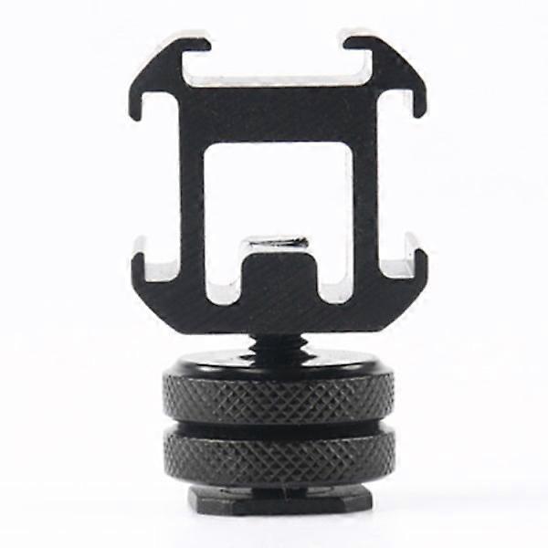 Triple Hot Shoe Base Mount Adapter Extend Bracket