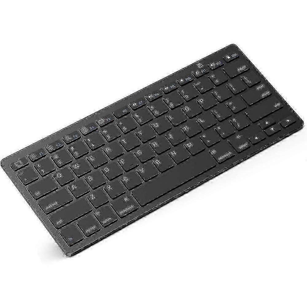 Slim Wireless Keyboard, 2.4 Ghz 78-key Mini Wireless Keyboard