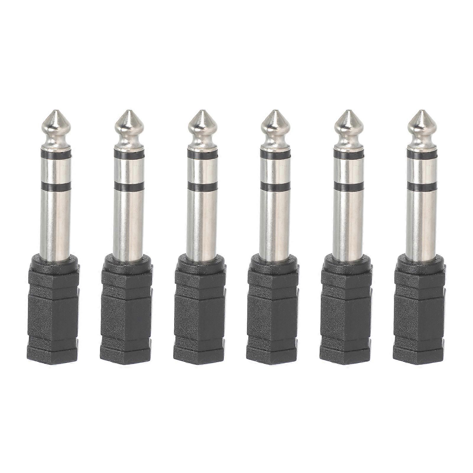 6PCS Audio Adapter Converter for Microphone & Speaker to Jack – High Fidelity Design for Easy Music Sharing & Clear Audio Performance