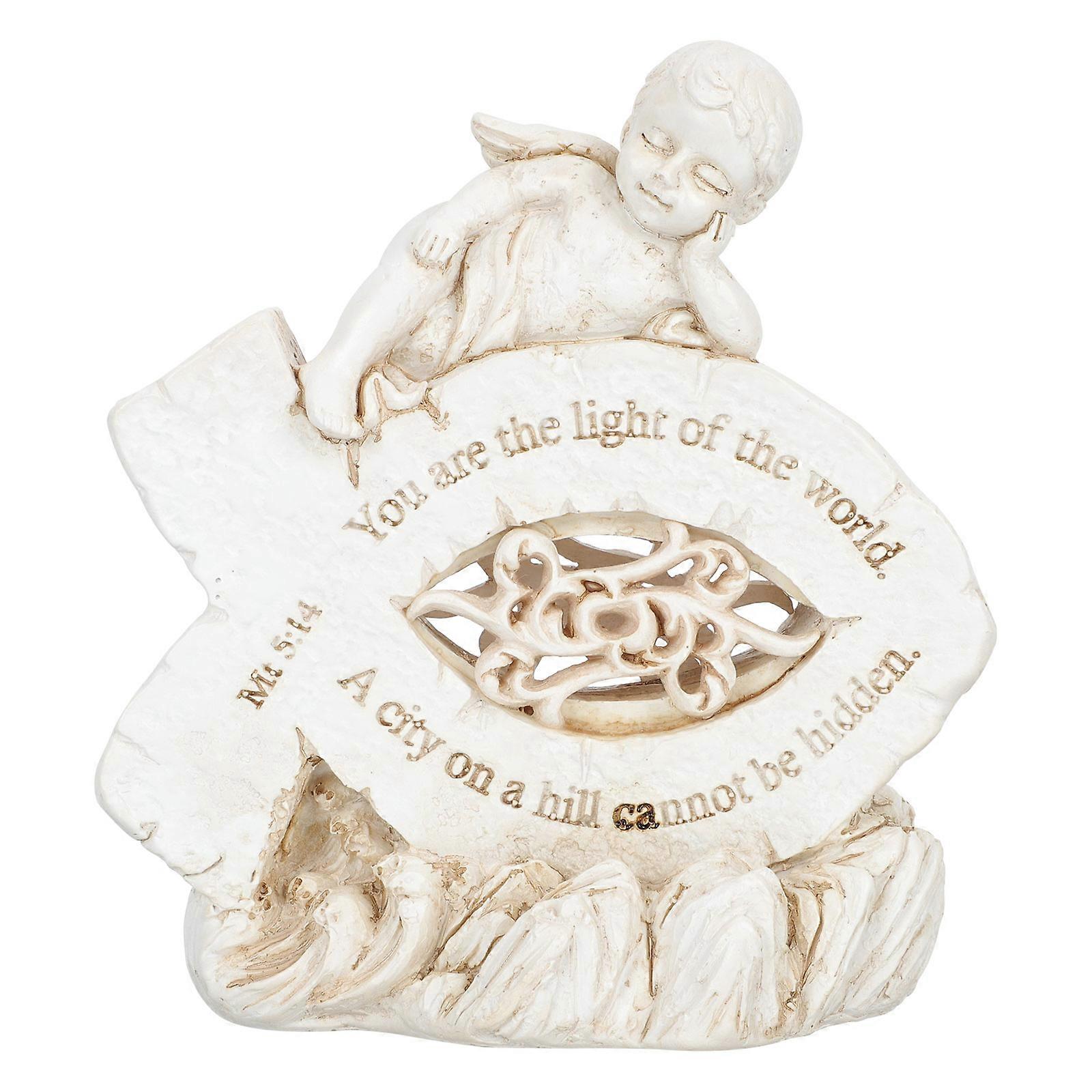 Creative Desktop Adornment Angel Shaped Sculpture For Living Room And Bedroom With Resin Material And Unique Design 1Pack