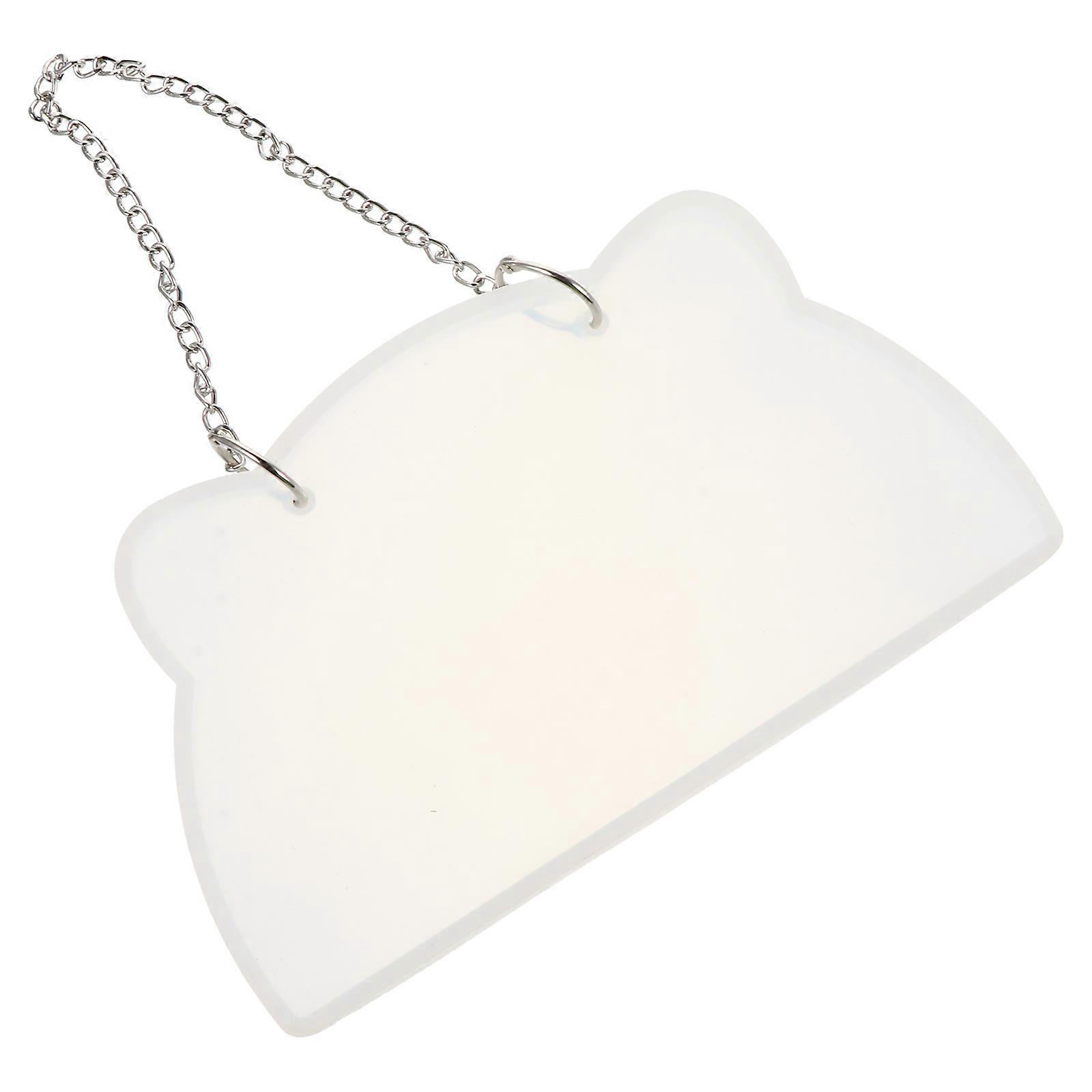 Unique Cat Head Mould For DIY Door Hangings And Creative Crafting 13x22.5cm Non-Sticky Surface 1 Set