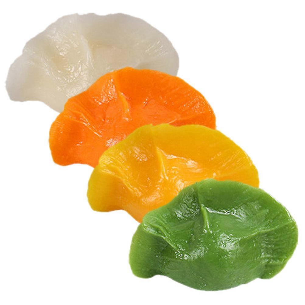 4PCS Realistic Artificial Dumpling Display Props for Home, Restaurant, and Supermarket Decor