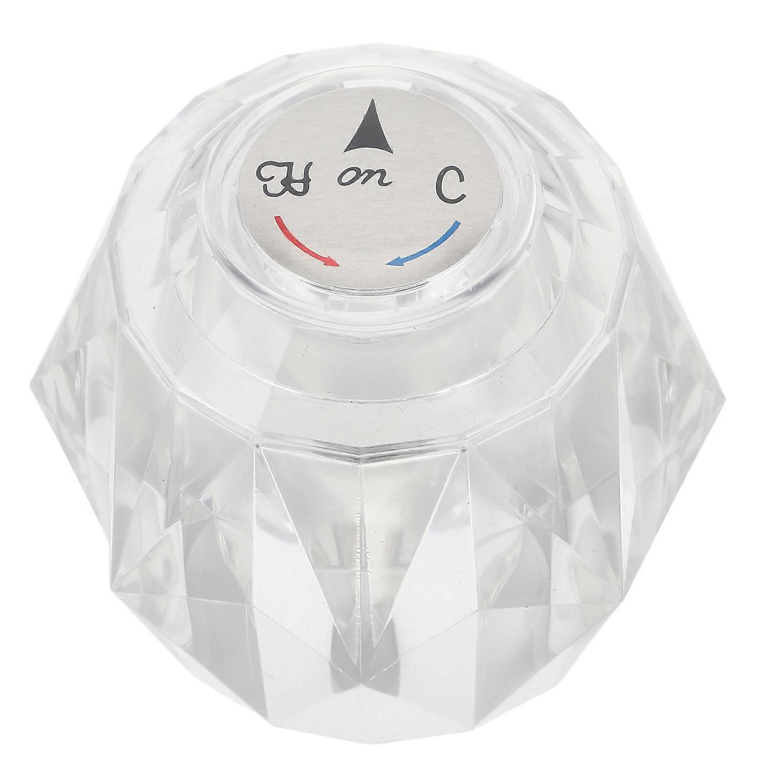 Faucet Handle Replacement Clear Acrylic Shower Control Valve Professionals 1Pack