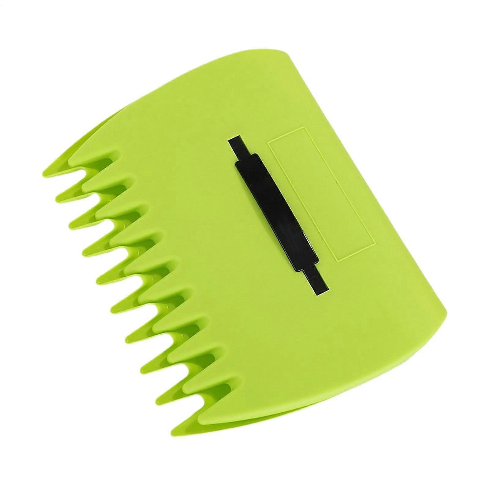 Leaf grabber Hand rake for picking up leaves Weatherproof garden tool for lawn cleaning and leaf removal, green