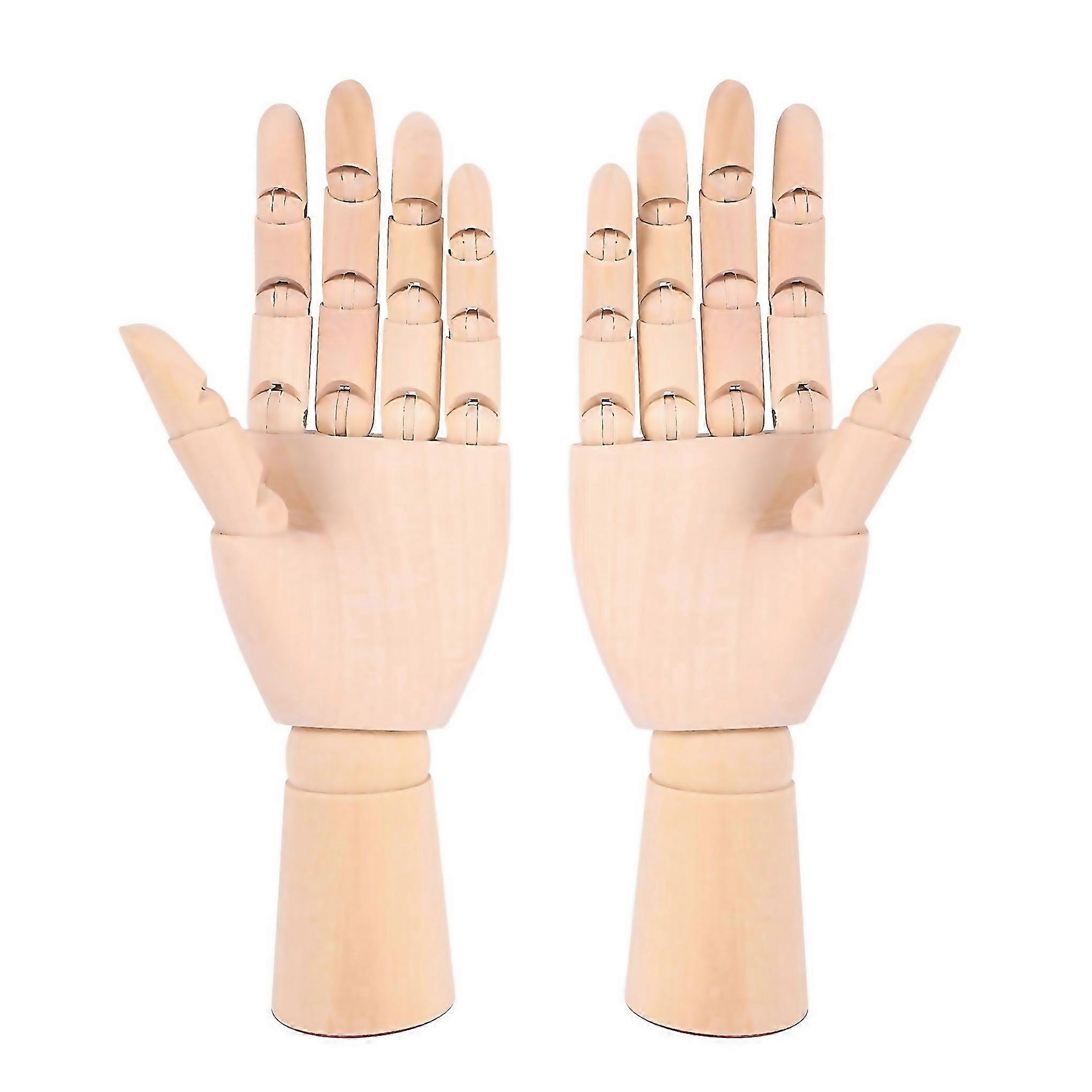 For 7inch Wooden Opposable Leftright Hand Manikin Leftright